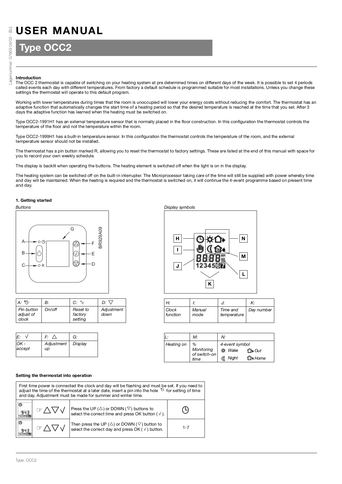 Arnold Rak OCC2 User manual - ManualMachine.com