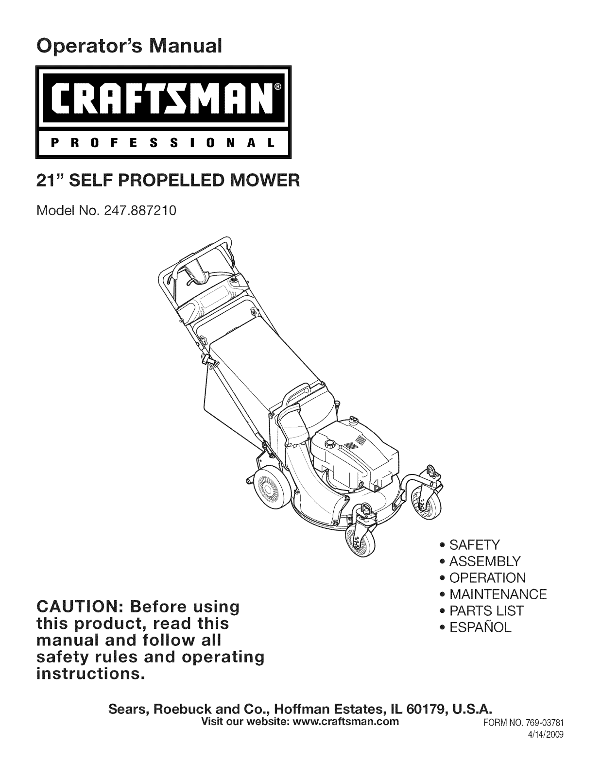 Craftsman 88721 User Manual - ManualMachine.com