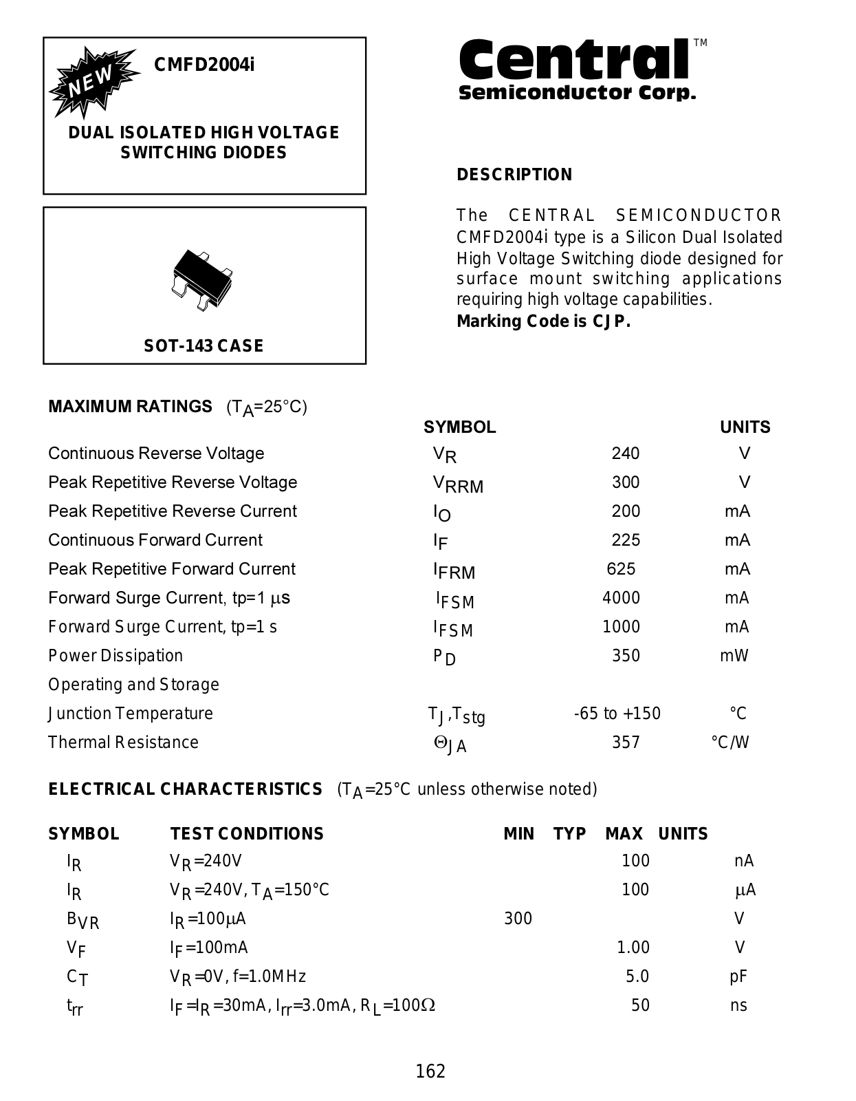 CENTR CMFD2004I Datasheet