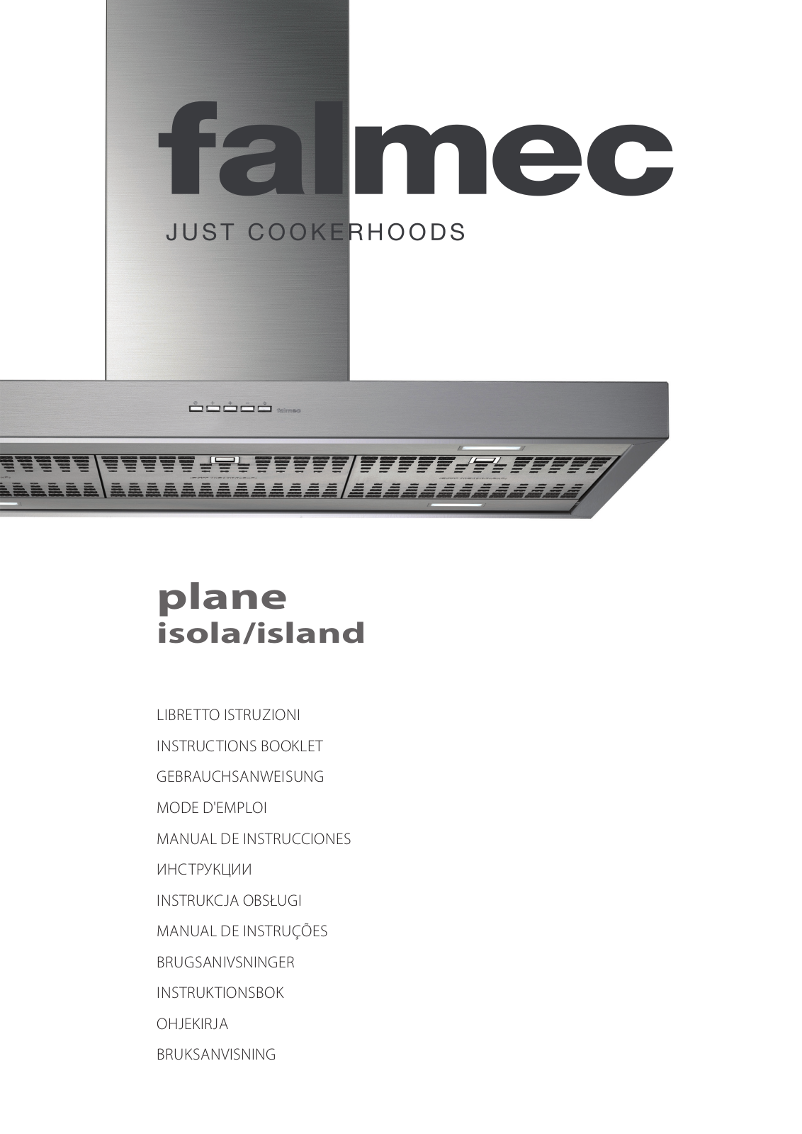 Falmec Plane 90 inox island User Manual