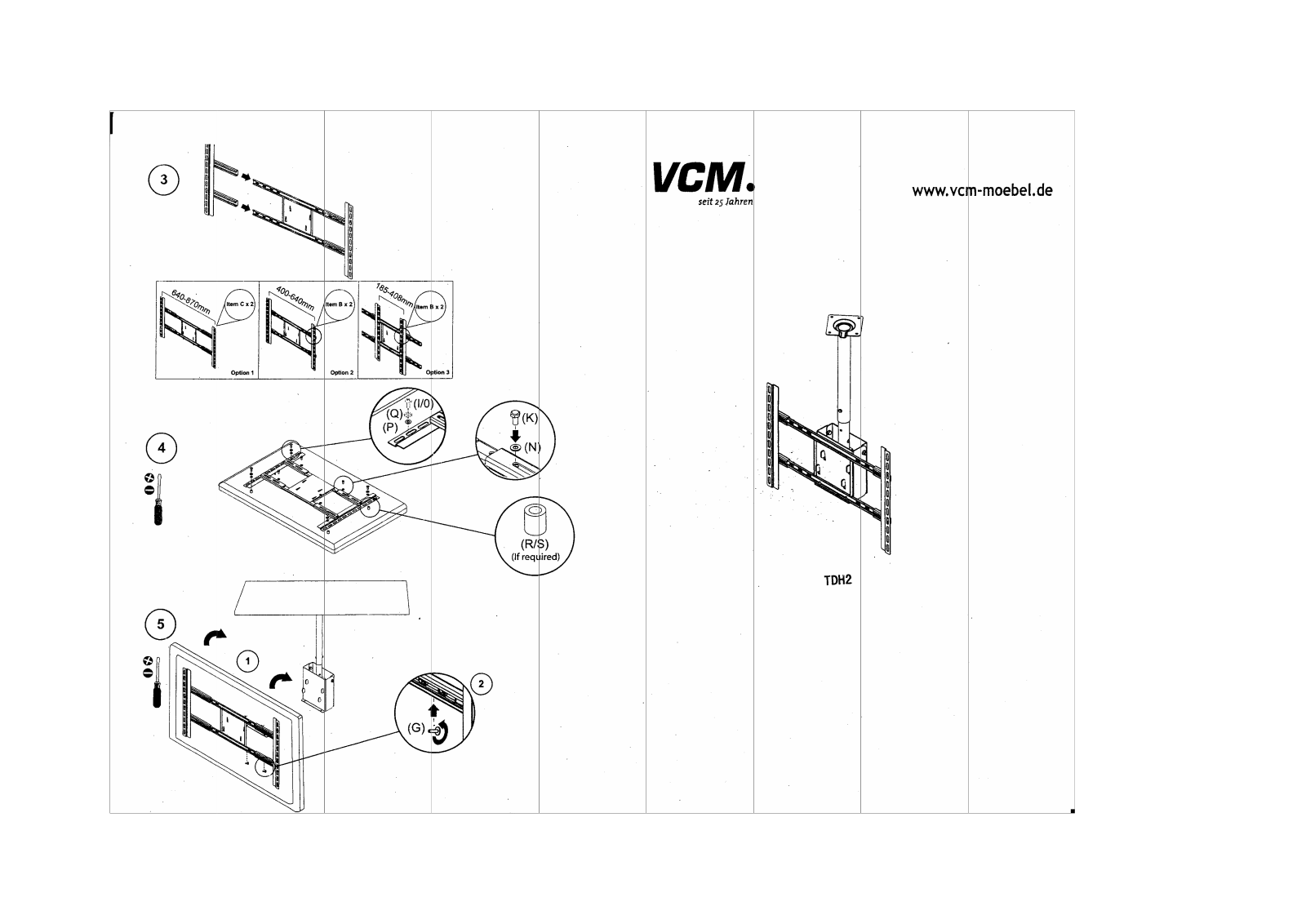 VCM Morgenthaler TDH2 User guide