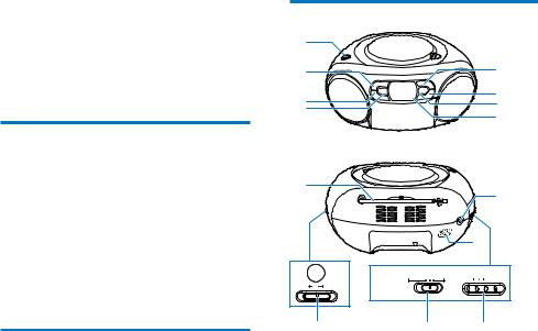 Philips AZB500B, AZB500W User Manual