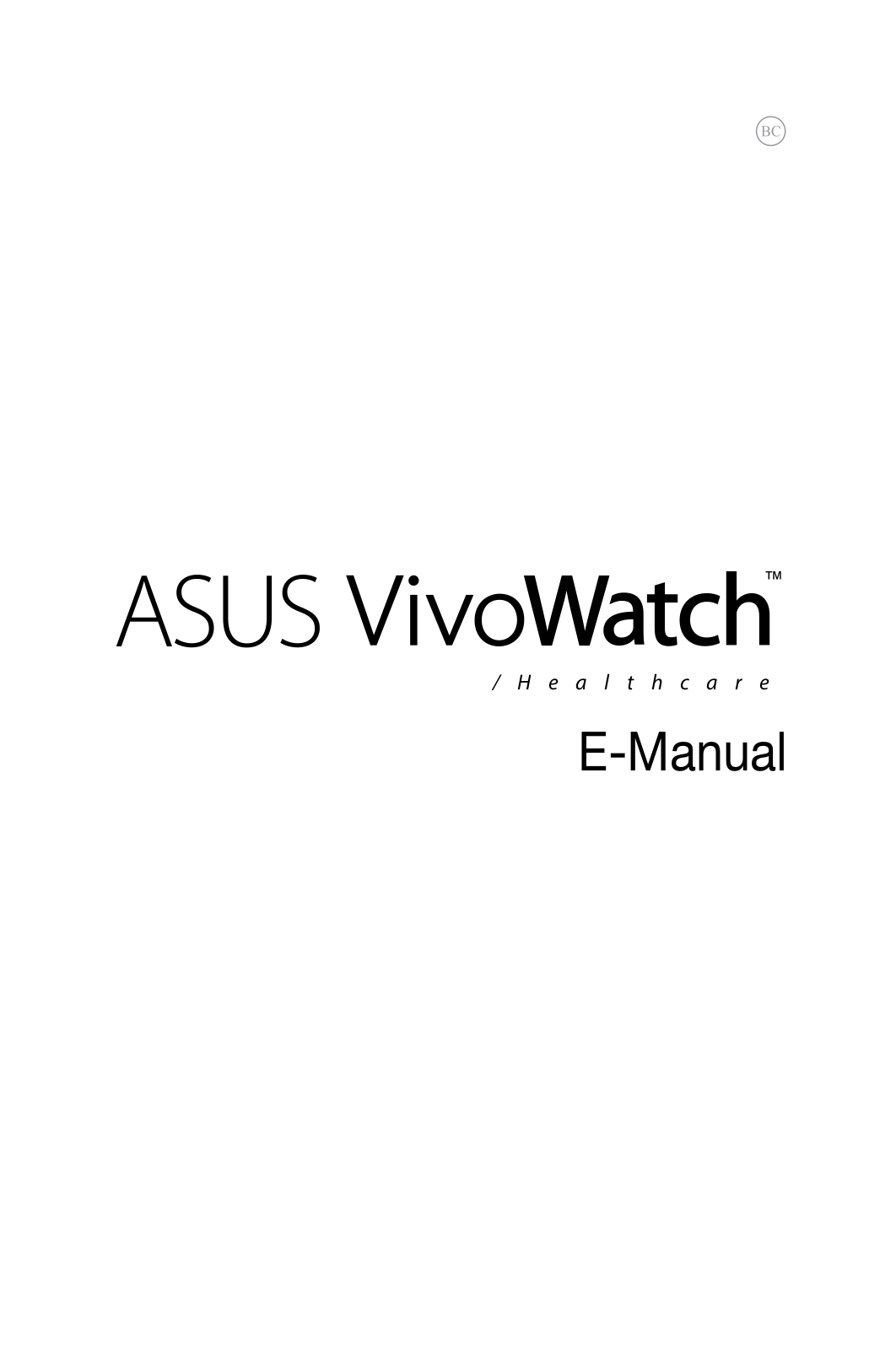 Asus HC-A01 User’s Manual