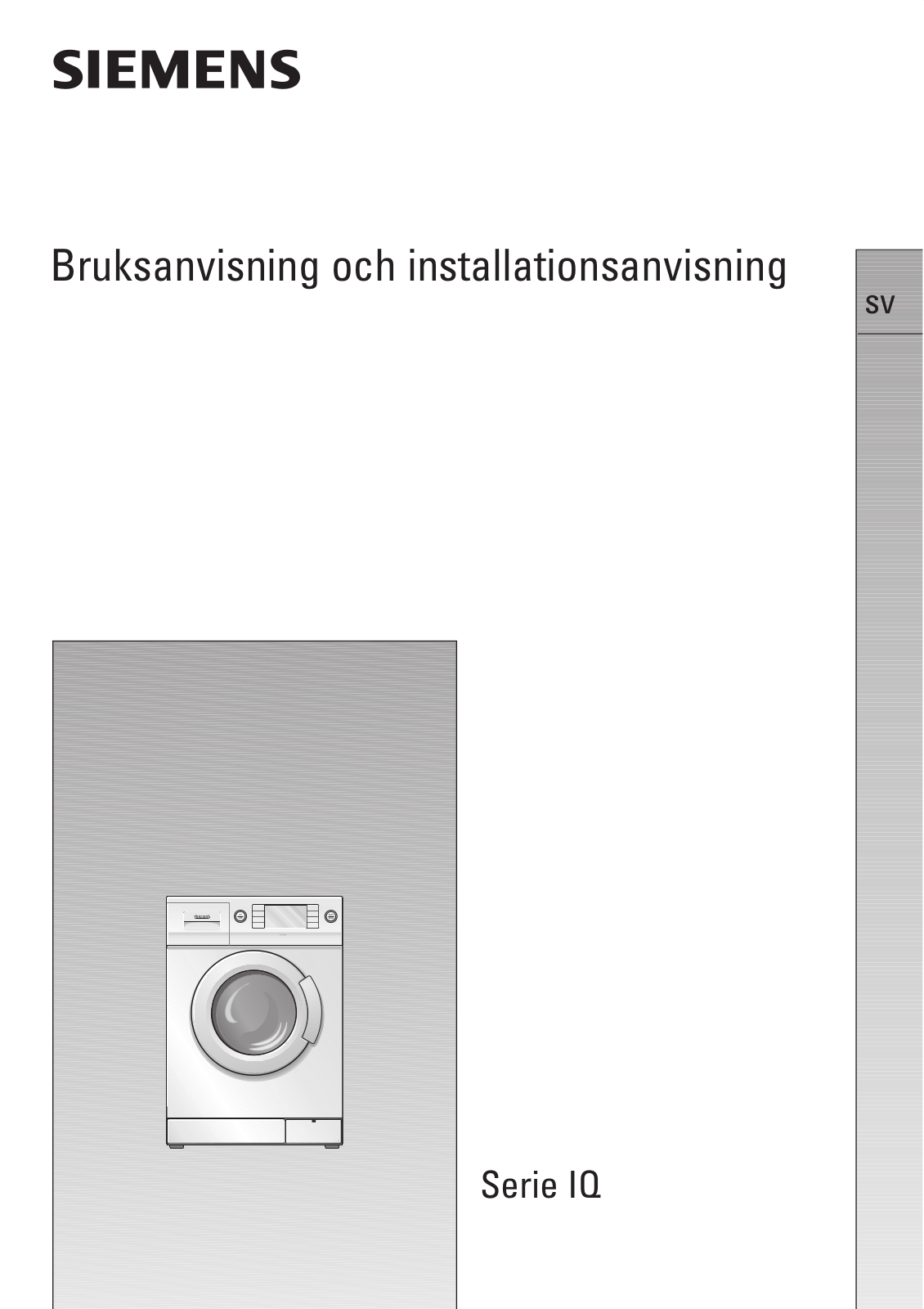 Siemens WIQ1833EU User Manual