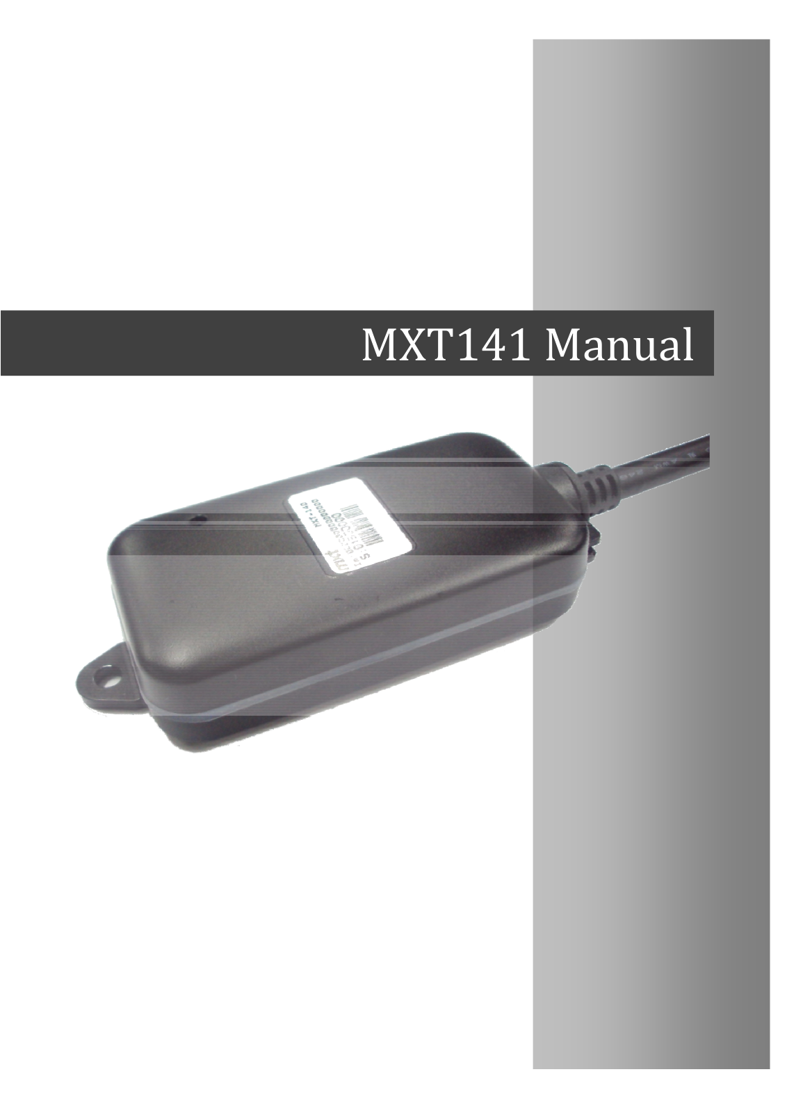 MXT A MXTBRCN Users Manual