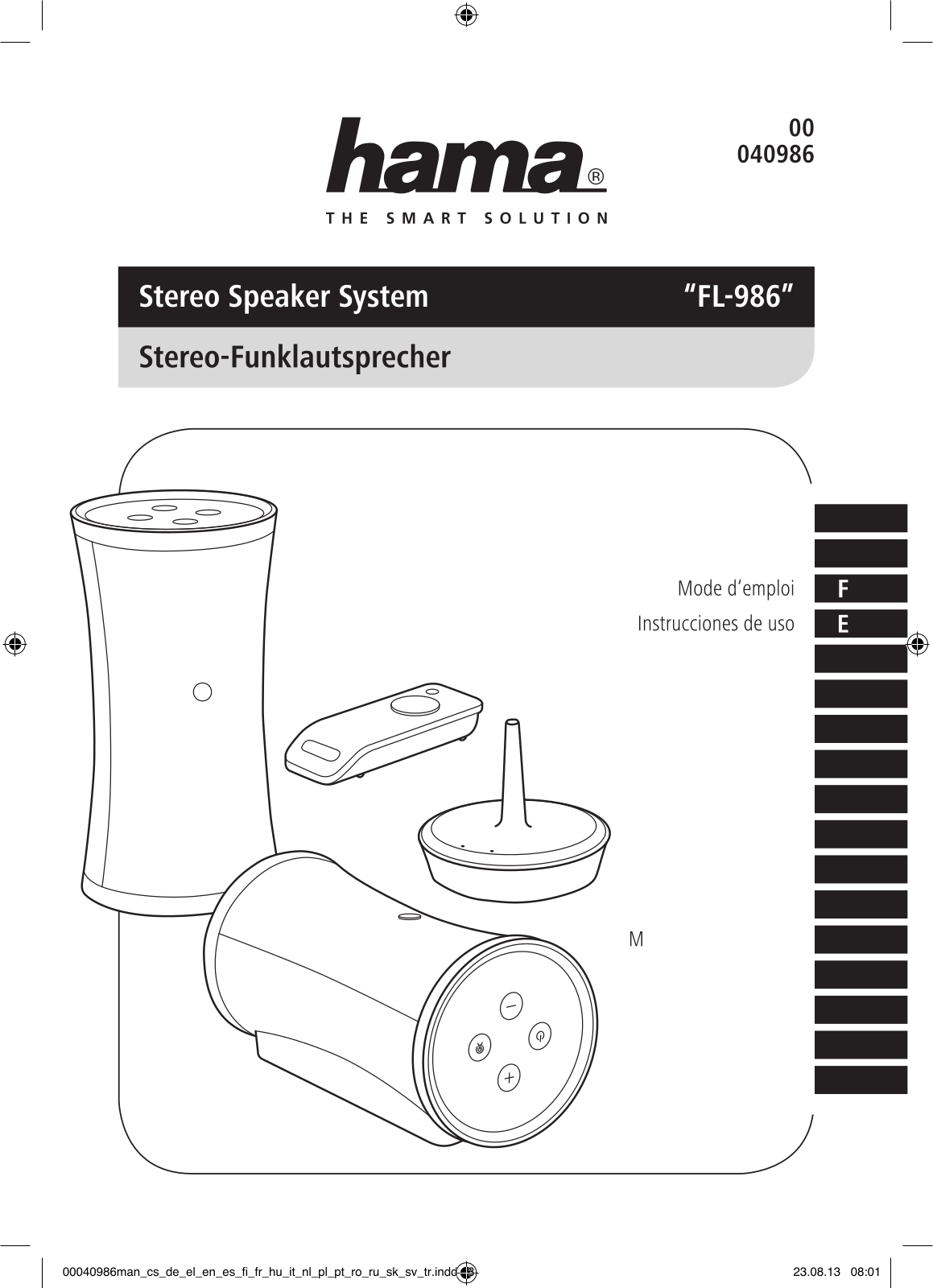 Hama FL-986 User guide