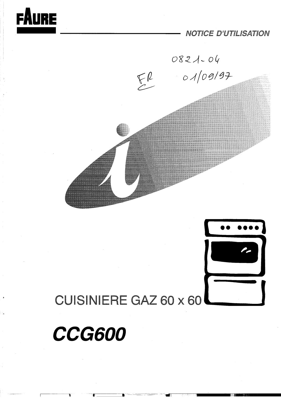 Faure CCG600C1 User Manual