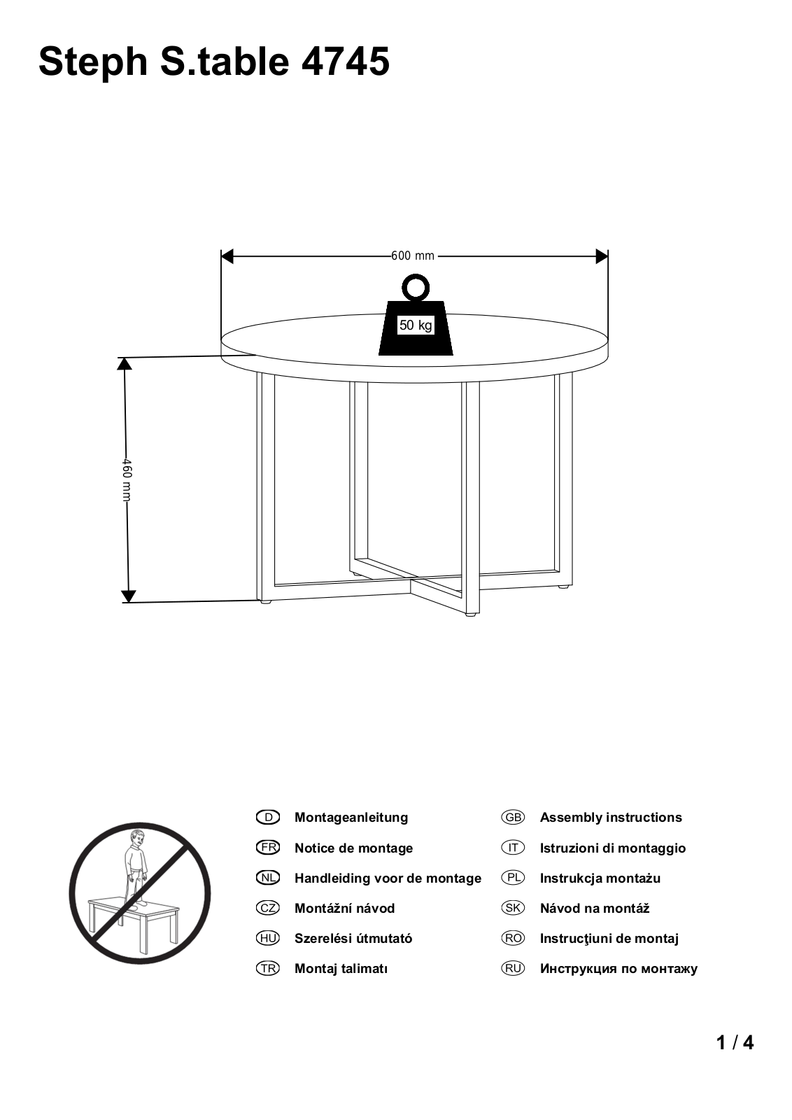 INOSIGN Steph 4745 Assembly instructions - ManualMachine.com