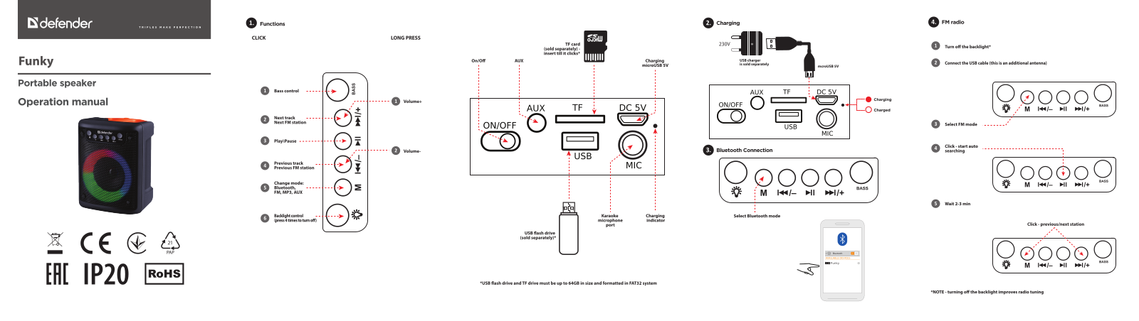 DEFENDER Funky User guide - ManualMachine.com