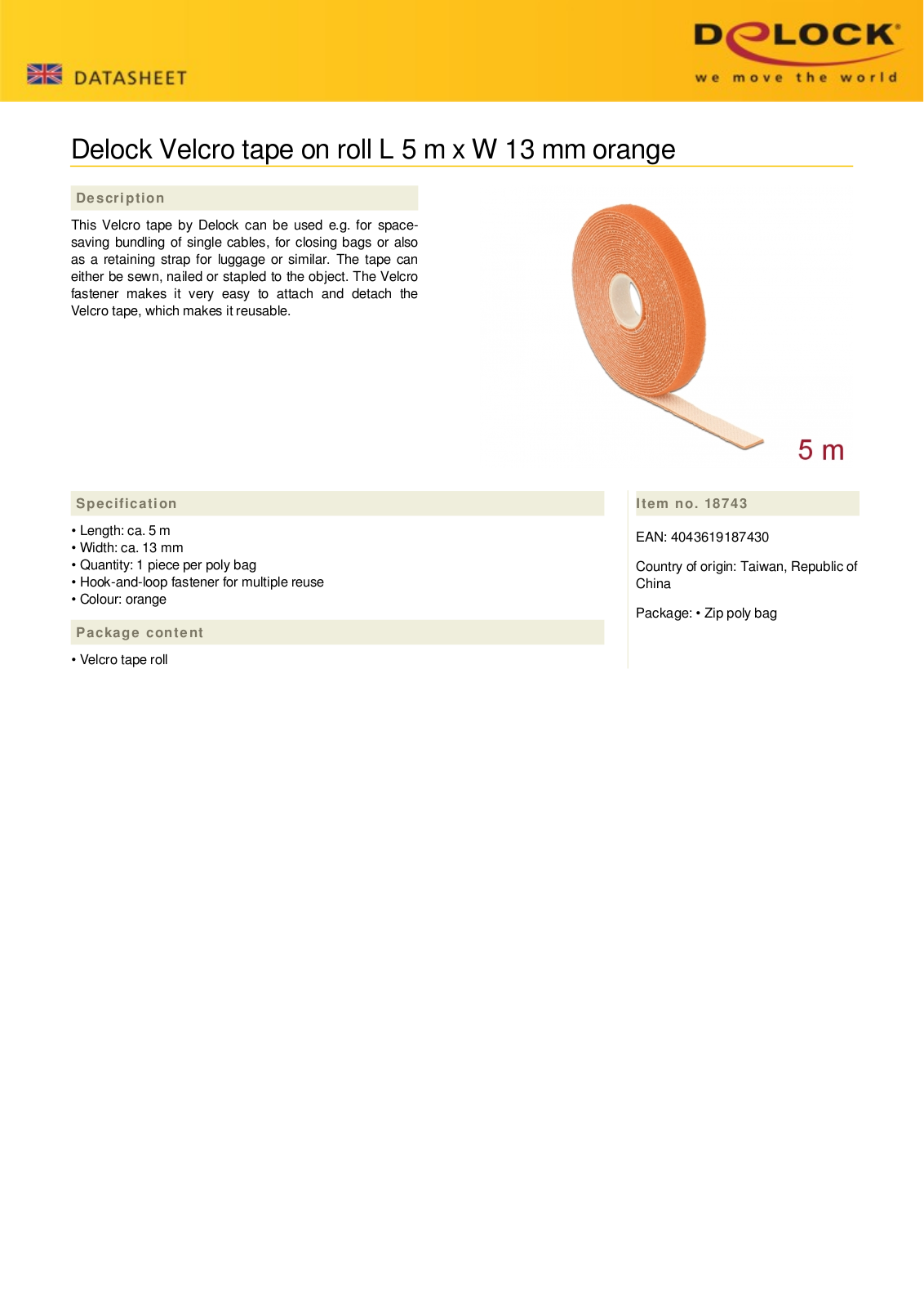 DELOCK 18743 Datasheet - ManualMachine.com