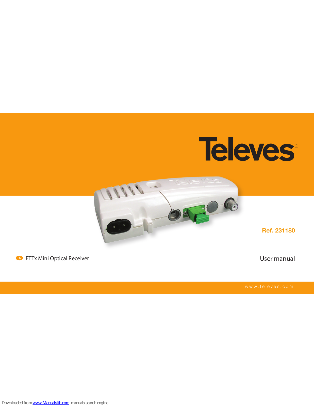 Televes 231180 User Manual - ManualMachine.com