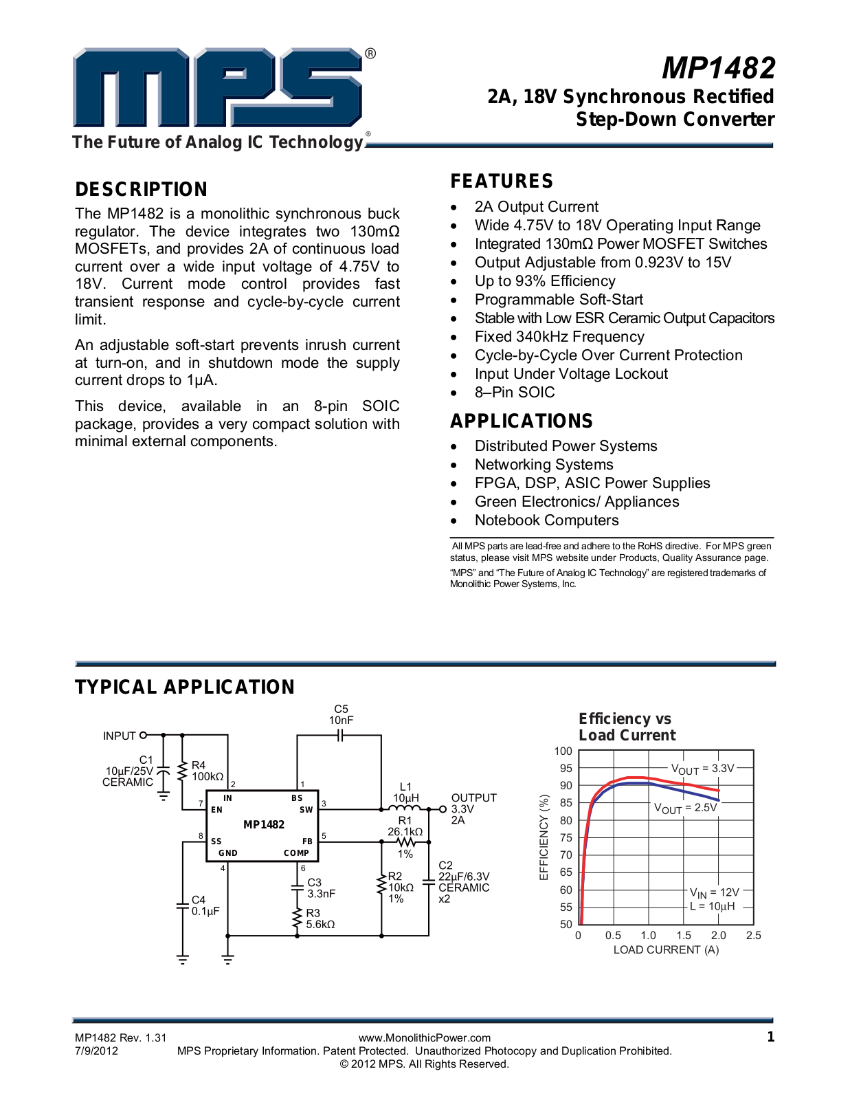 MPS MP1482DS Schematics