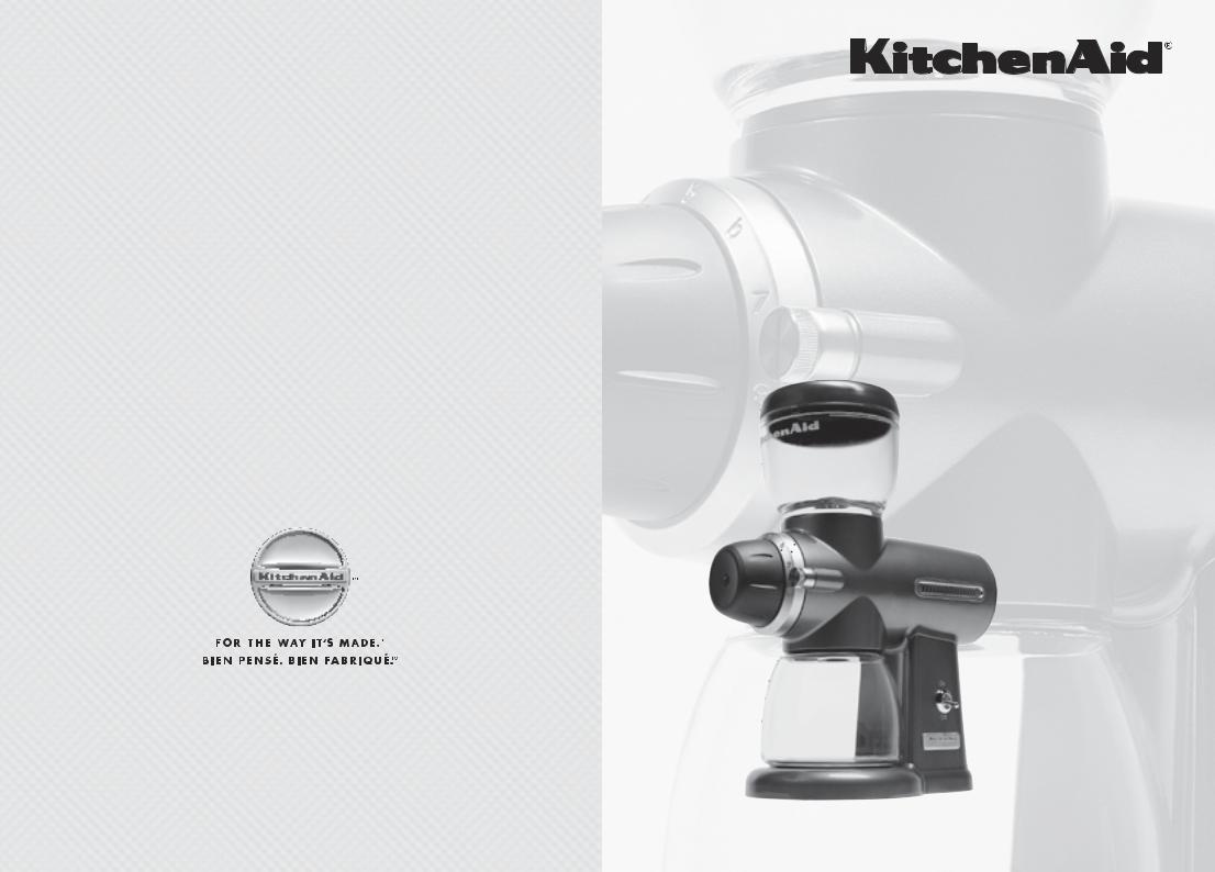 KitchenAid RKPCG100ER, RKPCG100PM, RKPCG100OB, RKPCG100NP, KPCG100PM Owner's Manual