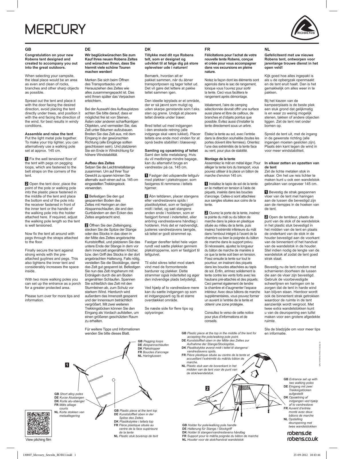 Robens Mercury User Manual