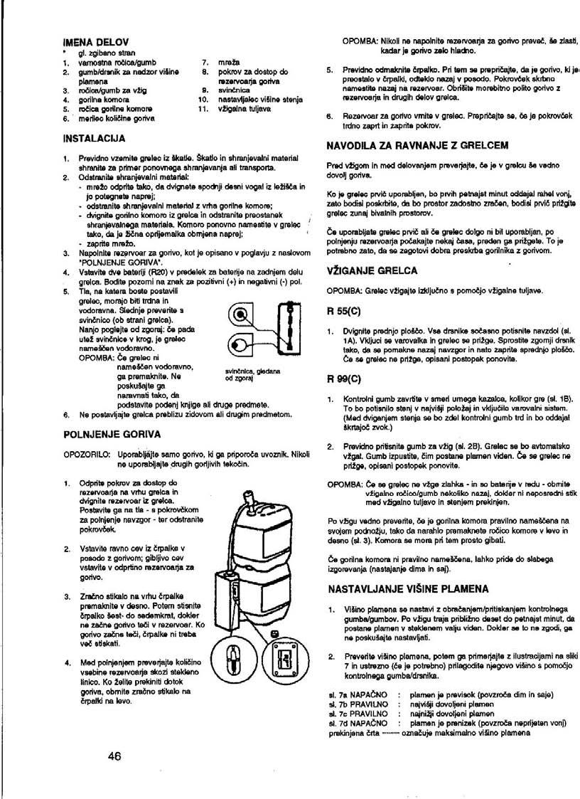 Zibro R55C, R99C Manual