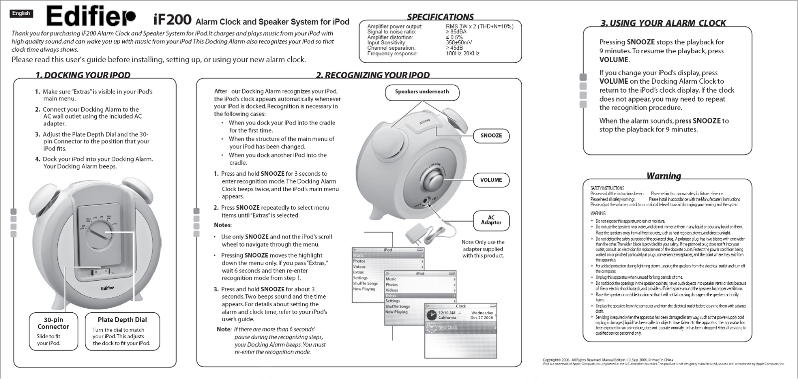 EDIFIER iF200 User Manual