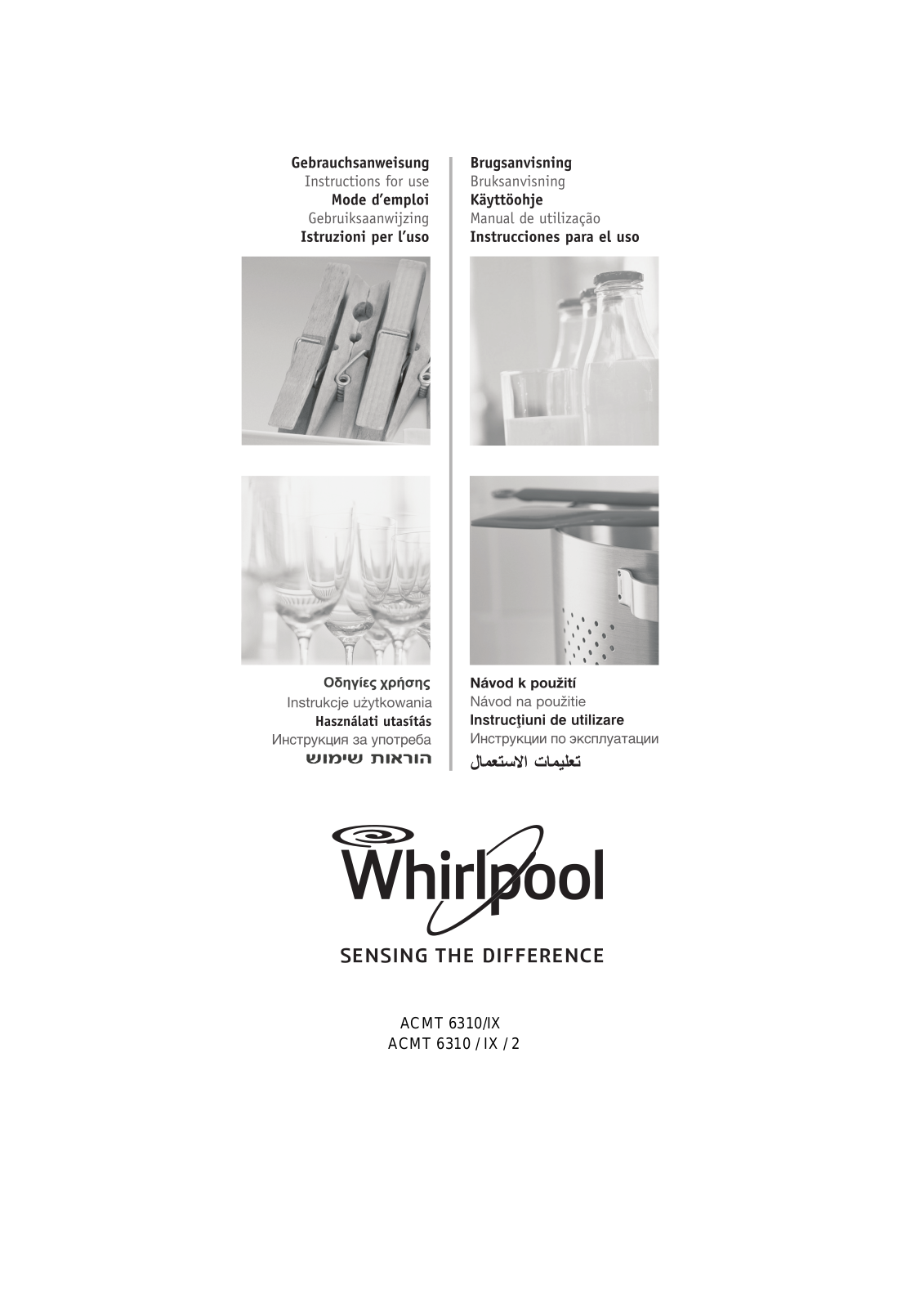 WHIRLPOOL ACMT 6310/IX User Manual