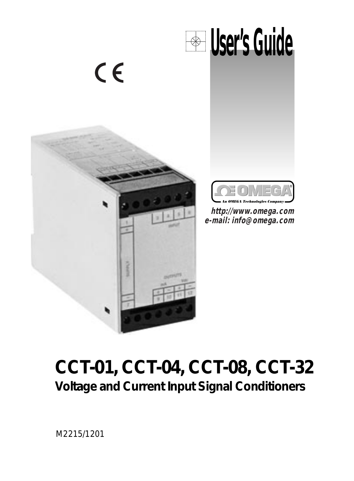 Omega Products CCT-01 Installation  Manual