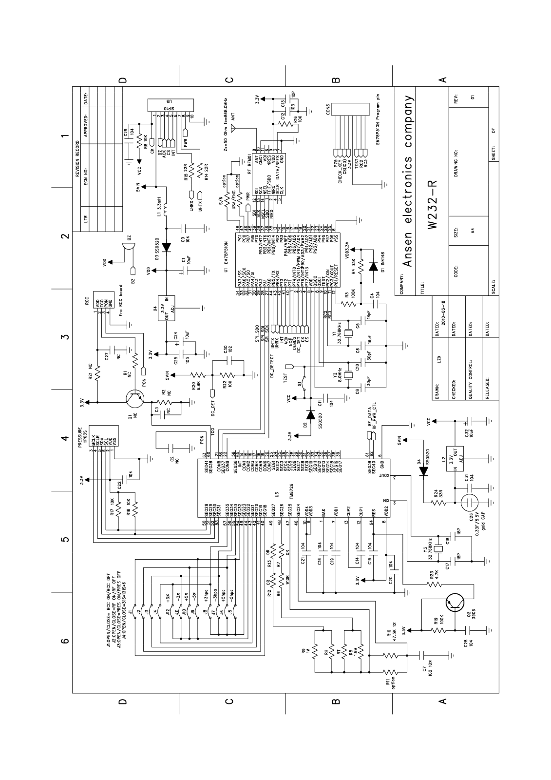 Vitek VT-6406 Circuit diagrams