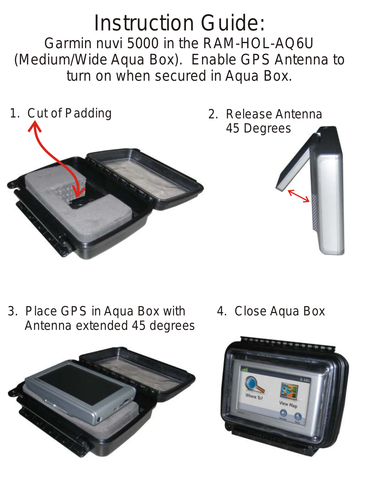 RAM Mount HOL-AQ6U User Manual