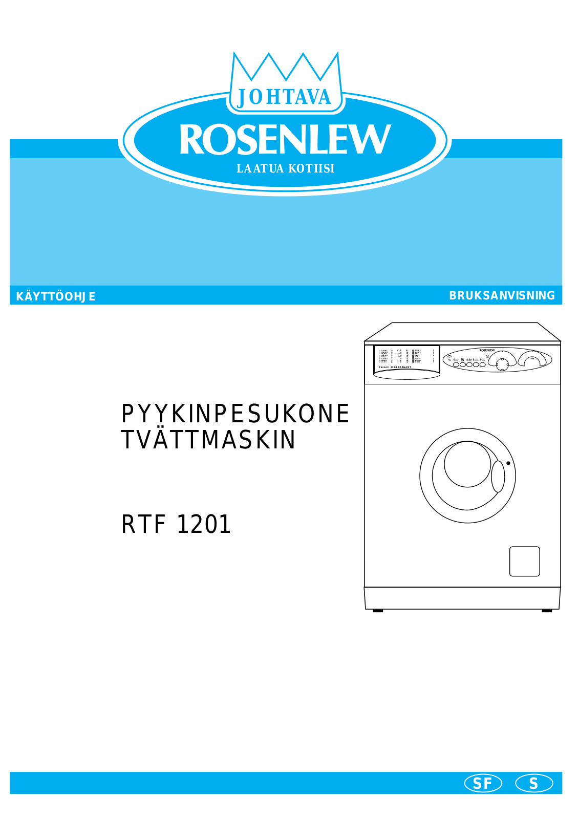 Rosenlew RTF1201 User Manual