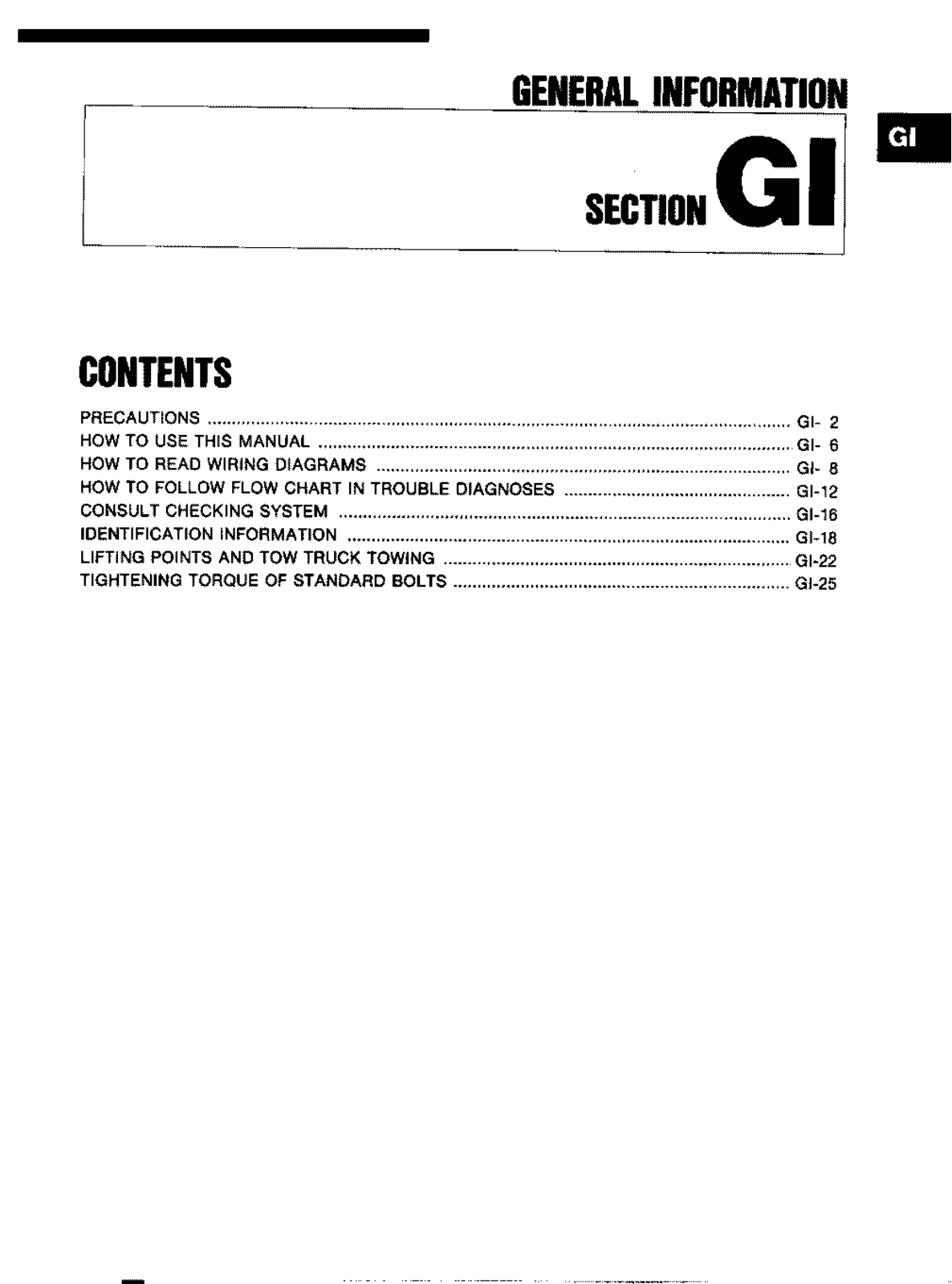 Nissan 300ZX 1990 User Manual