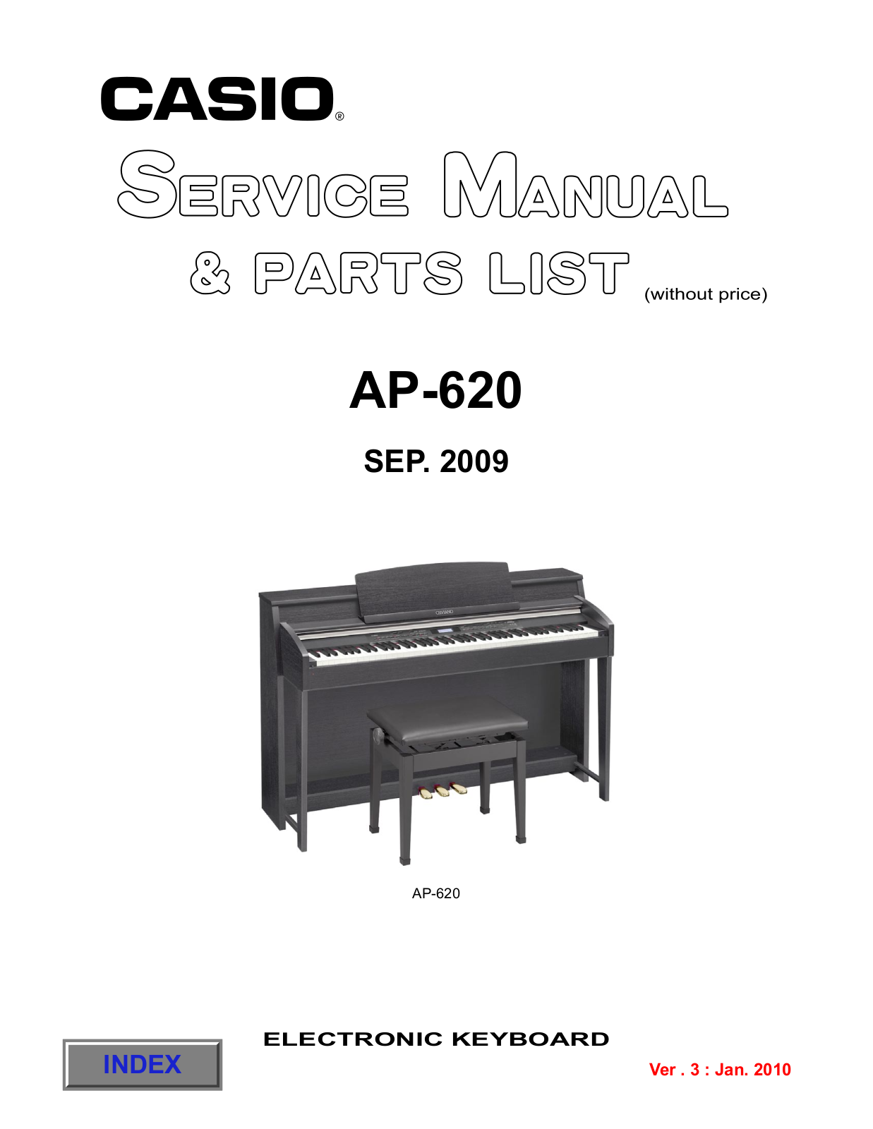 CASIO AP-620 Service Manual