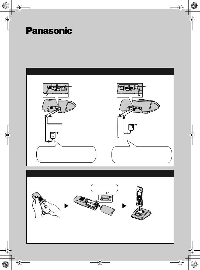 Panasonic KX-TG8090TR, KX-TG8070TR Quick guide