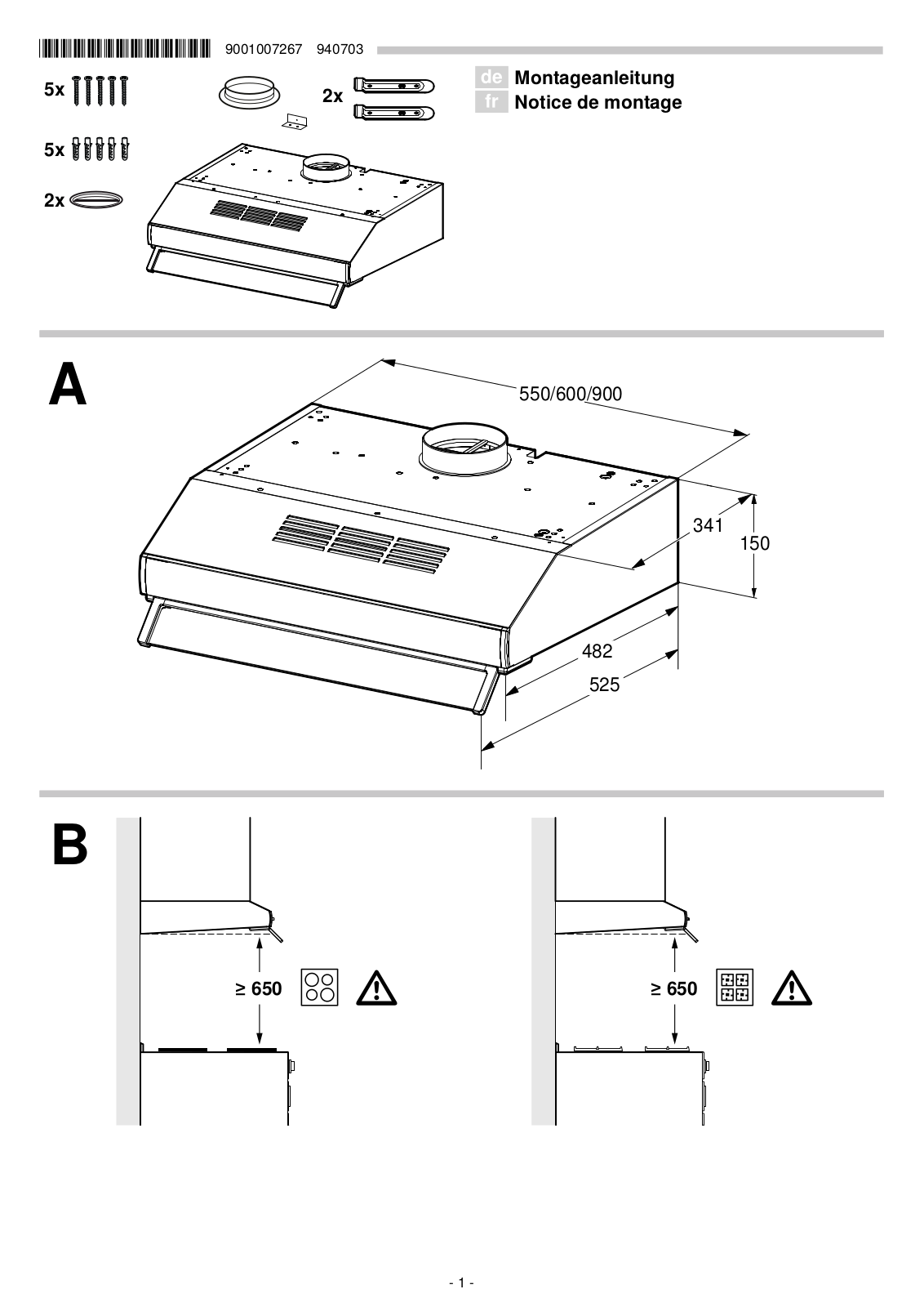 Neff D16EB12 Assembly Manual