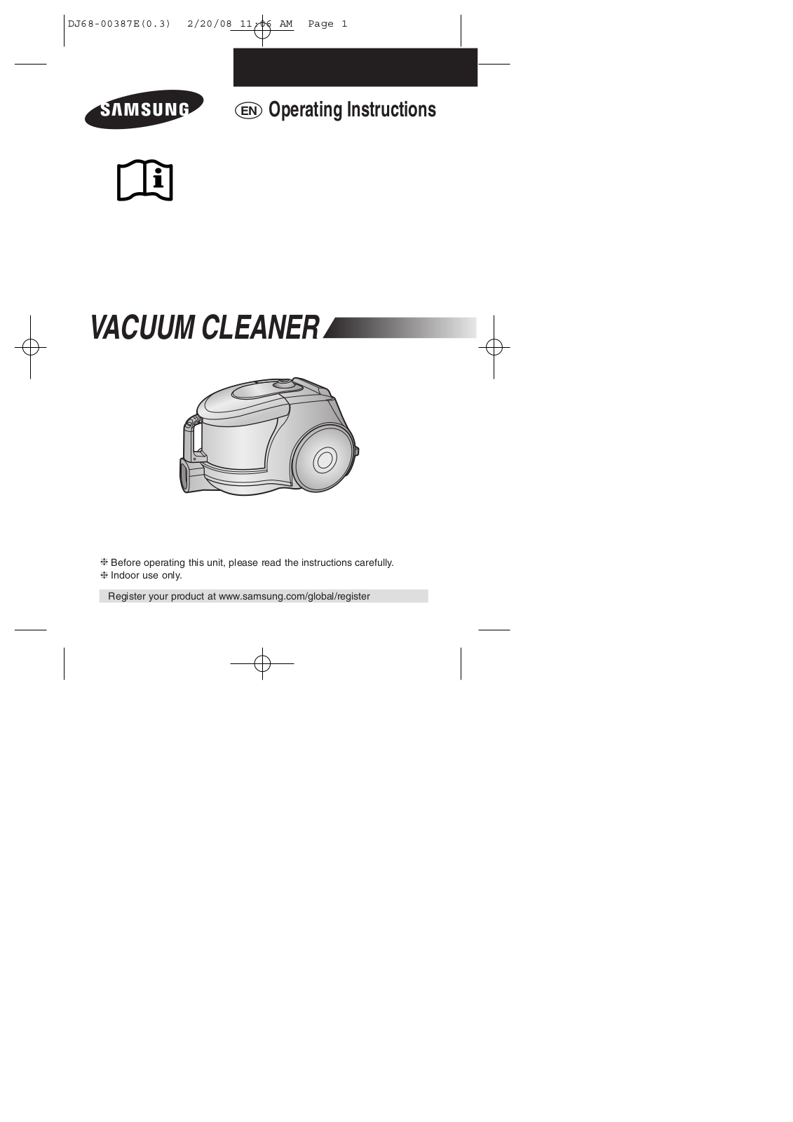 Samsung SC-4320S3B, SC-4335 User Manual