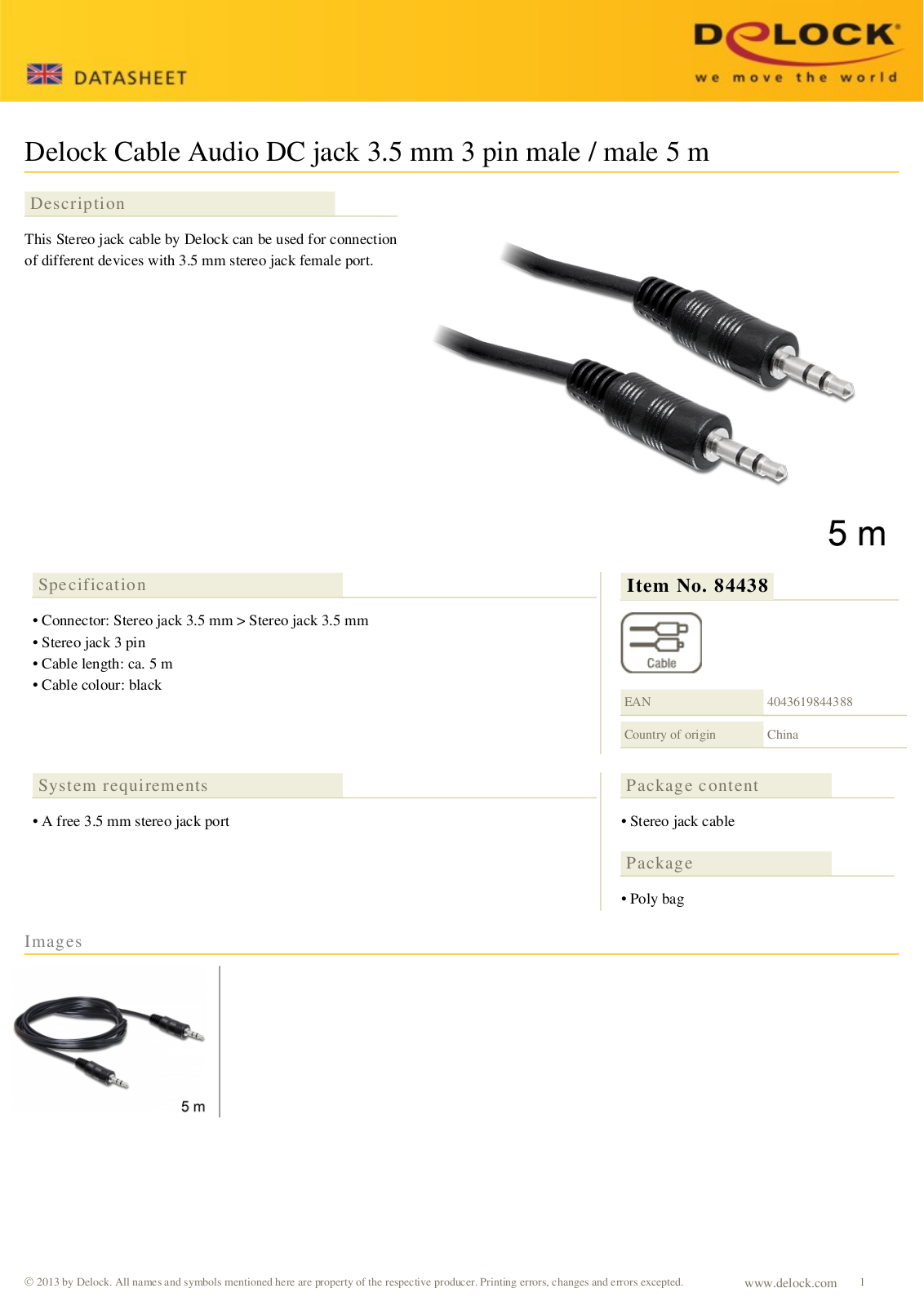 DeLOCK 84438 User Manual