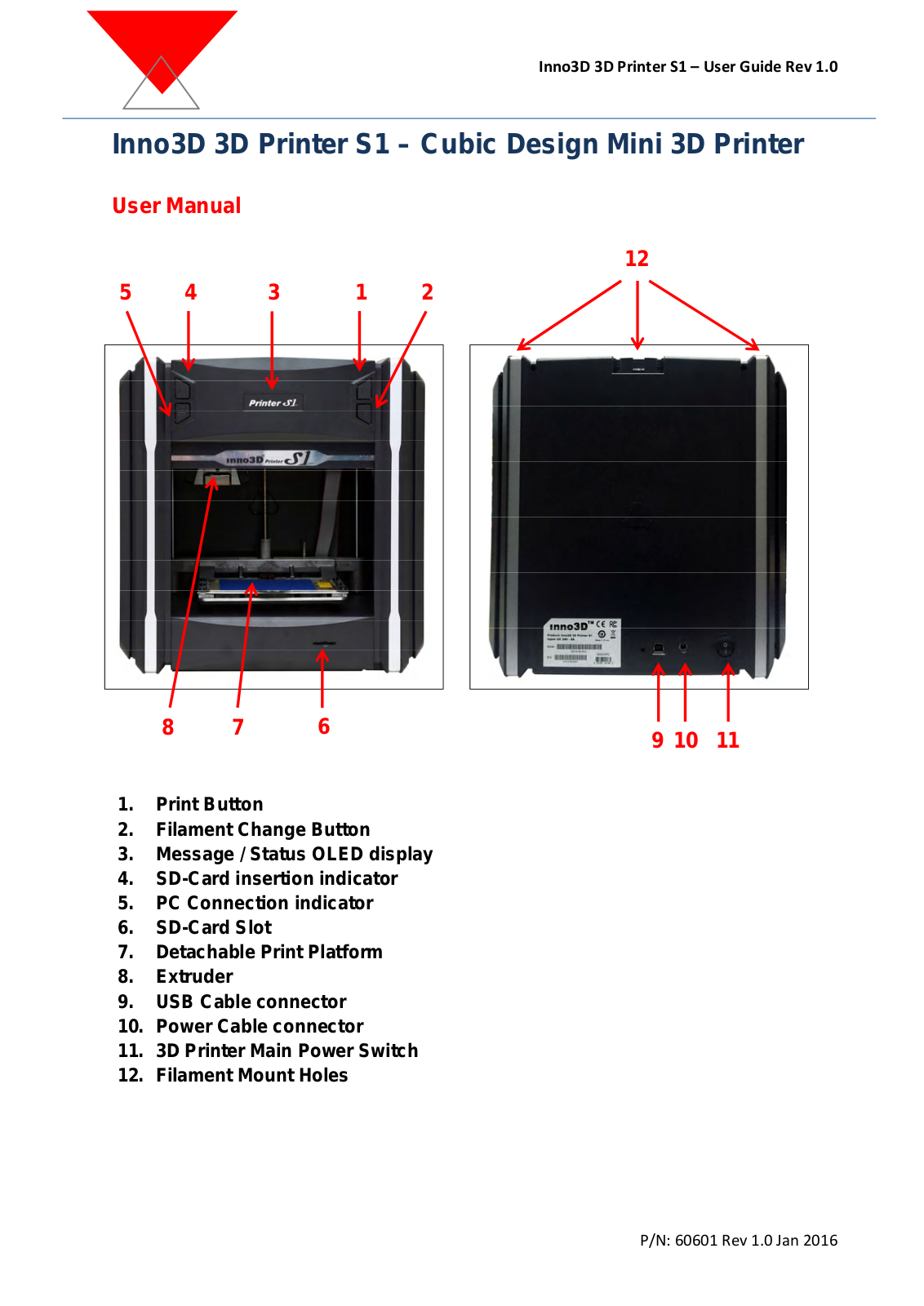 InnoVISION Multimedia I3DP S100 User Manual