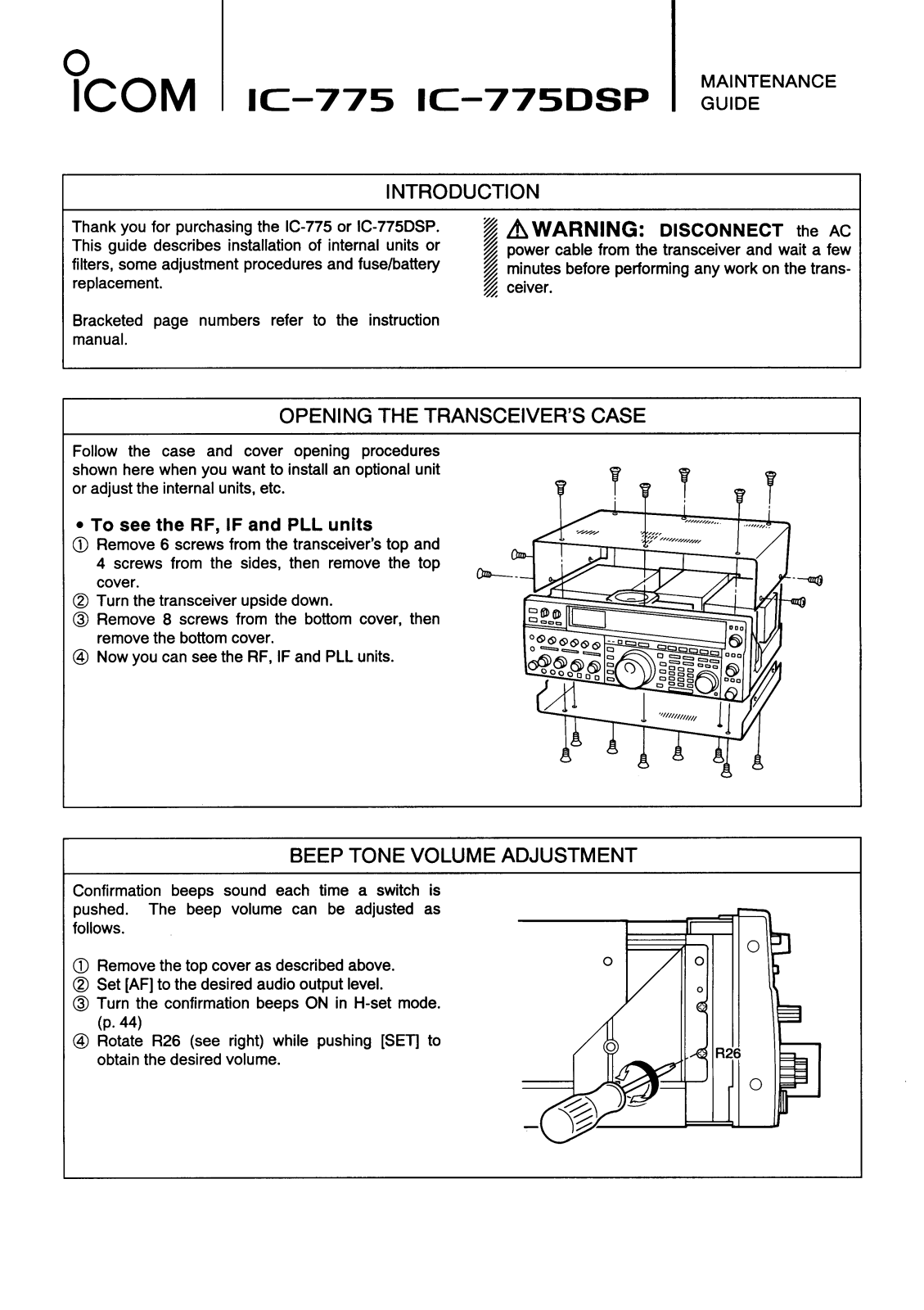 Icom IC-775DSP User Manual 2