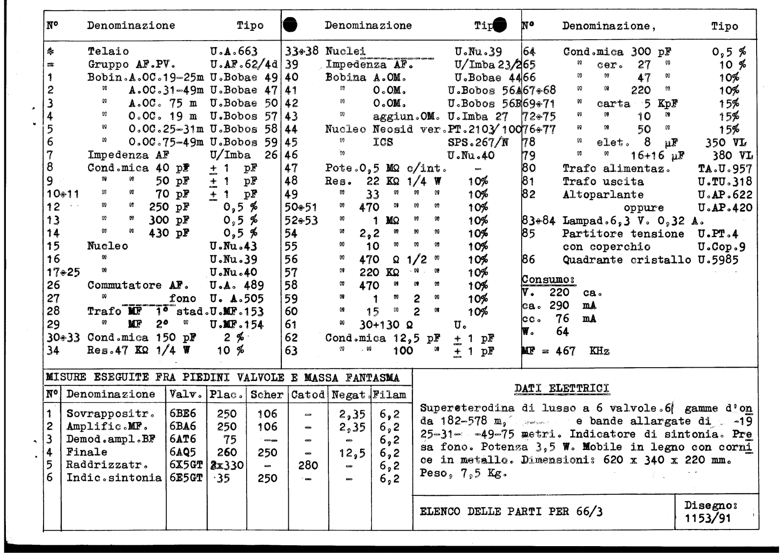 Unda Radio 66 3 schematic