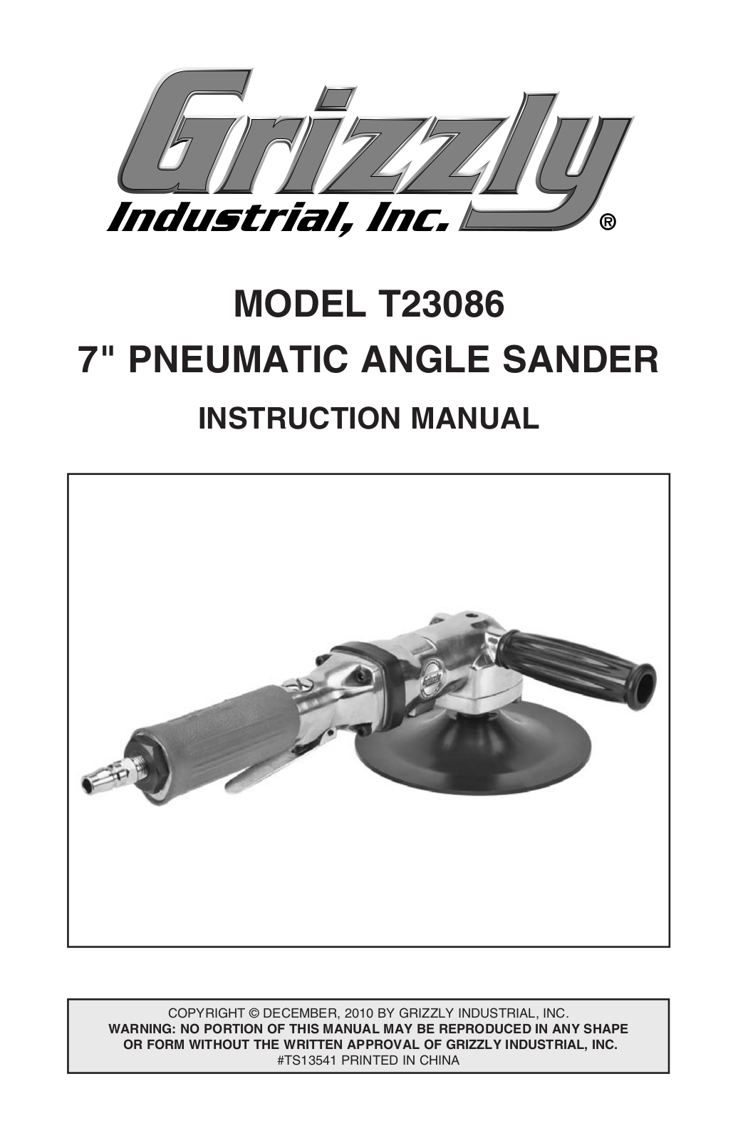Grizzly T23086 User guide - ManualMachine.com