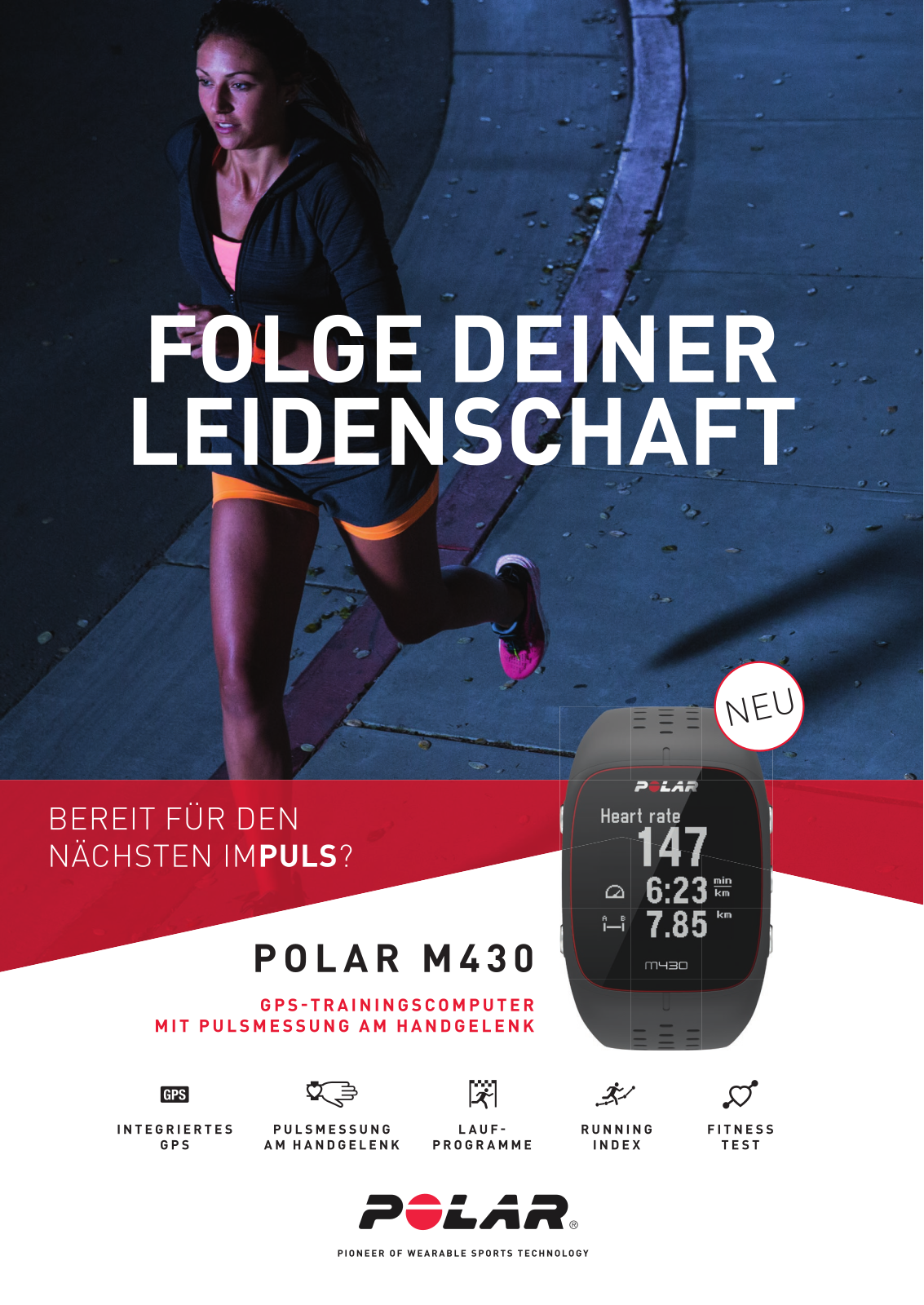 Polar M430 Technical data