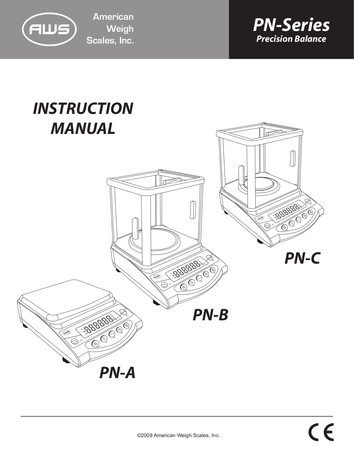 American Weigh Scales (AWS) PN-201C User Manual