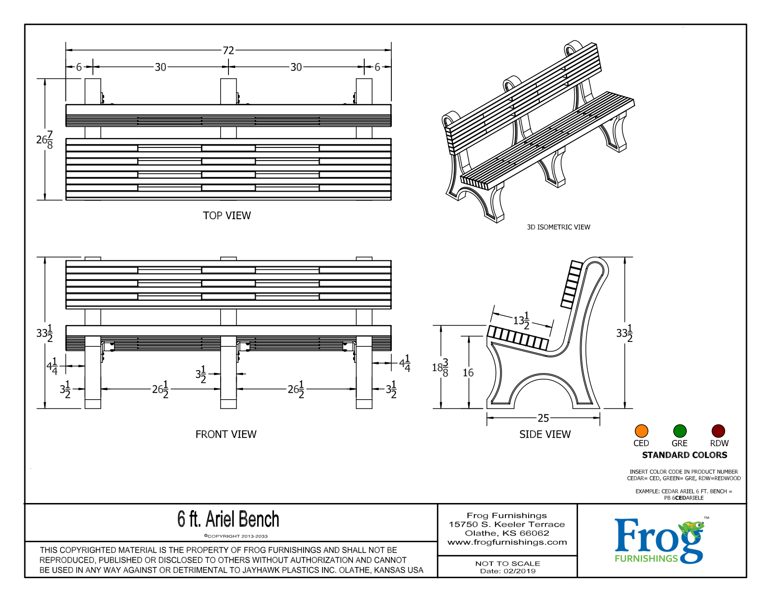 Frog Furnishings FROG1055 Specifications - ManualMachine.com
