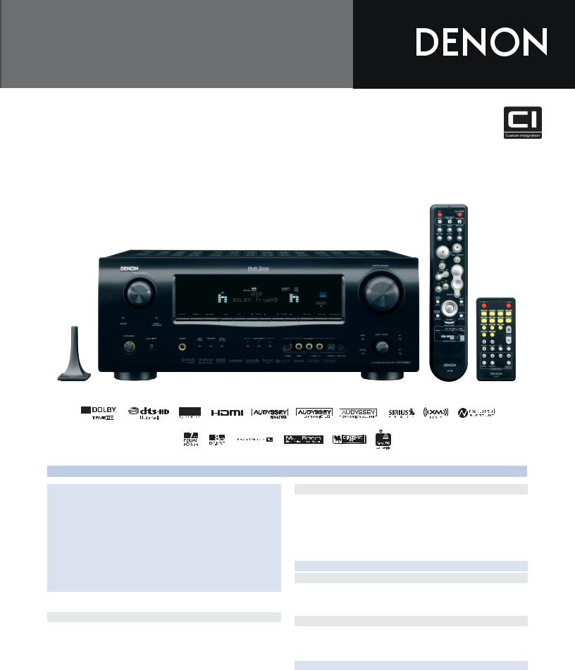 Denon AVR-2309CI User Manual