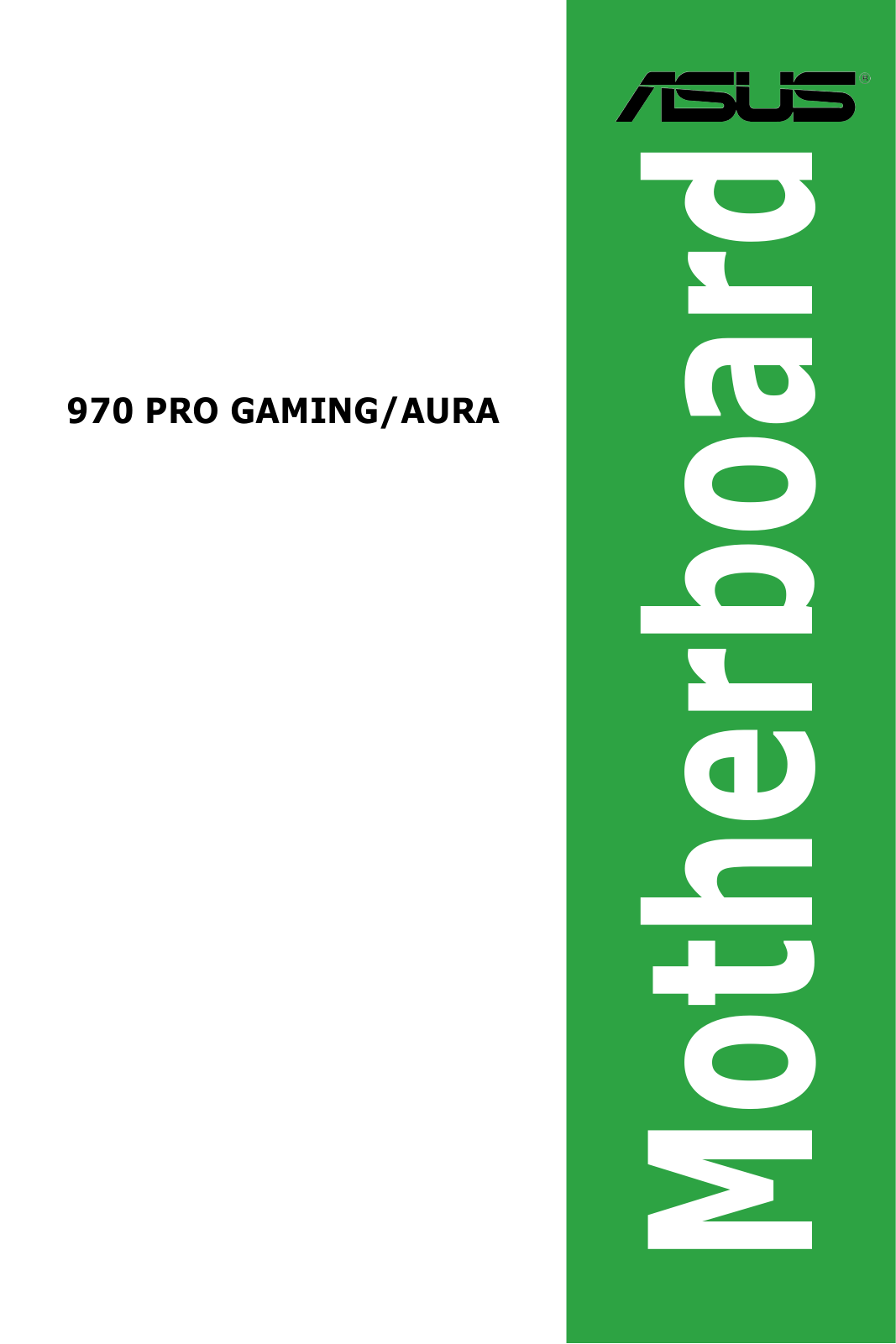 Asus 970 PRO User Manual