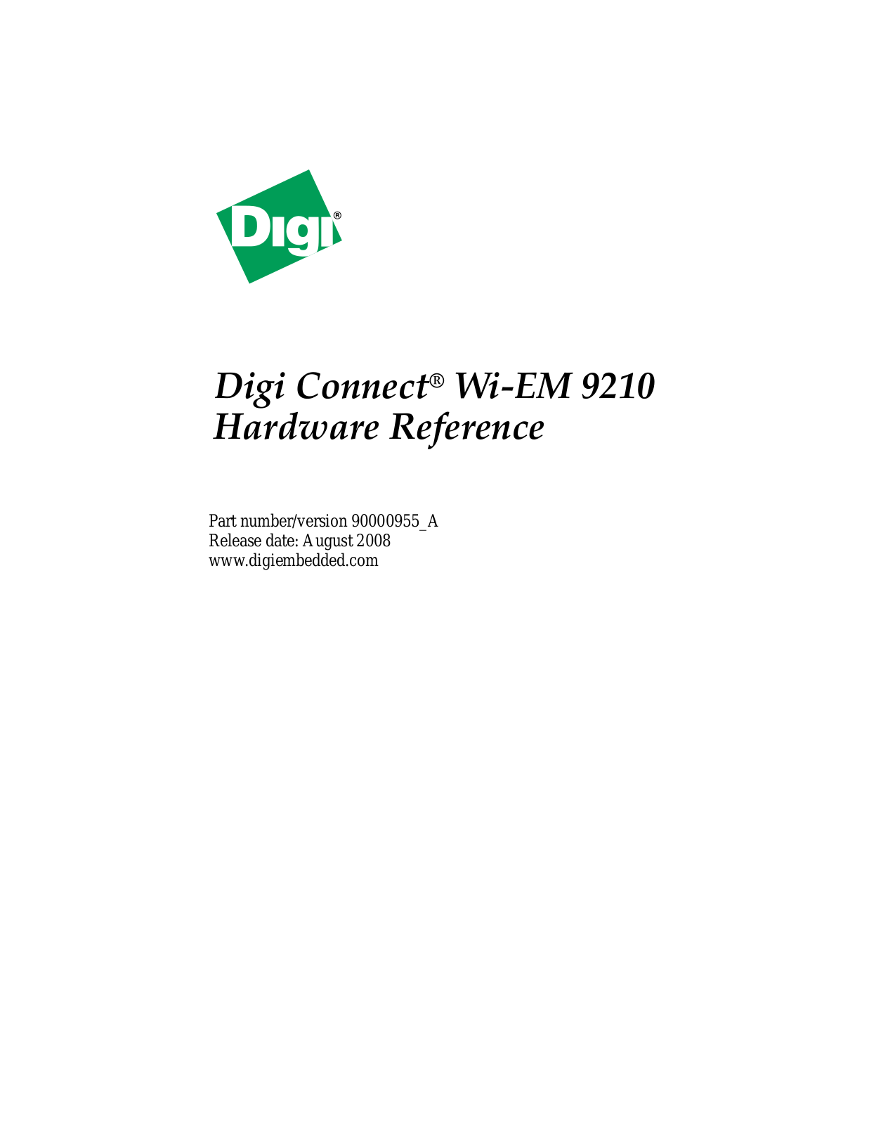 Digi 50M1538 User Manual