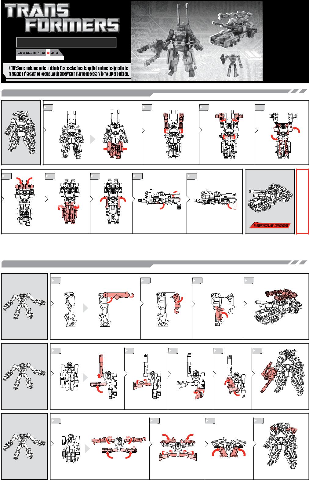 Hasbro TRANSFORMERS STEELSHOT WITH BEACON User Manual