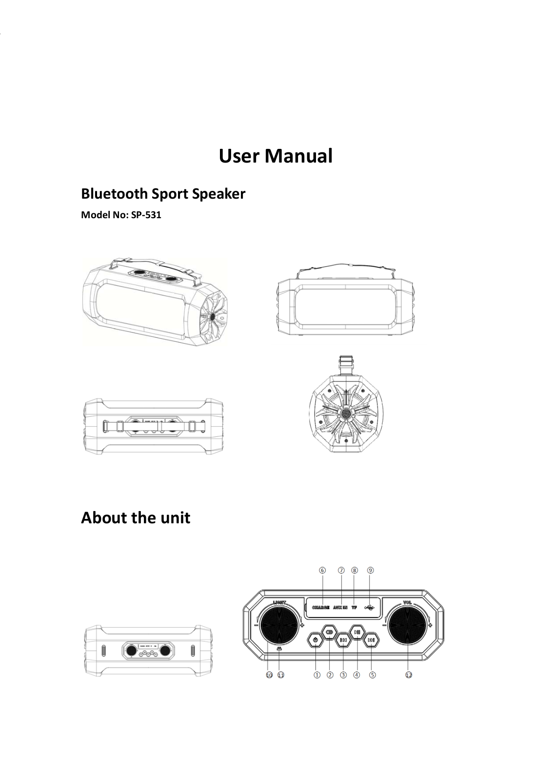 CHINA ELECTRONICS SP531 User Manual