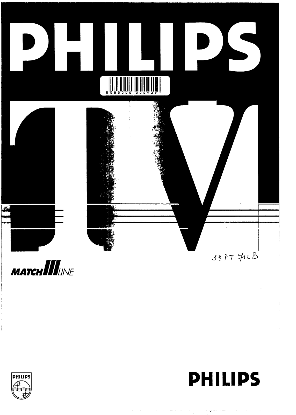 Philips 33PT712B/12 User Manual