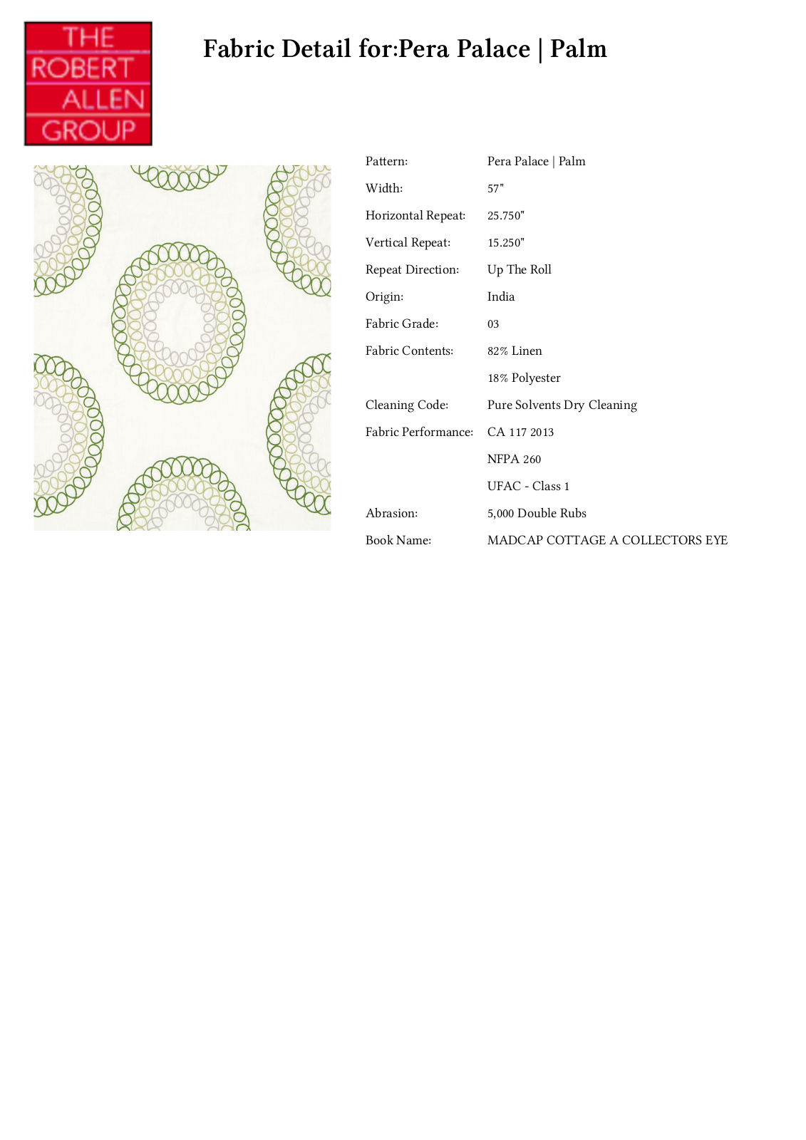 Robert Allen RALF2029 Specifications - ManualMachine.com