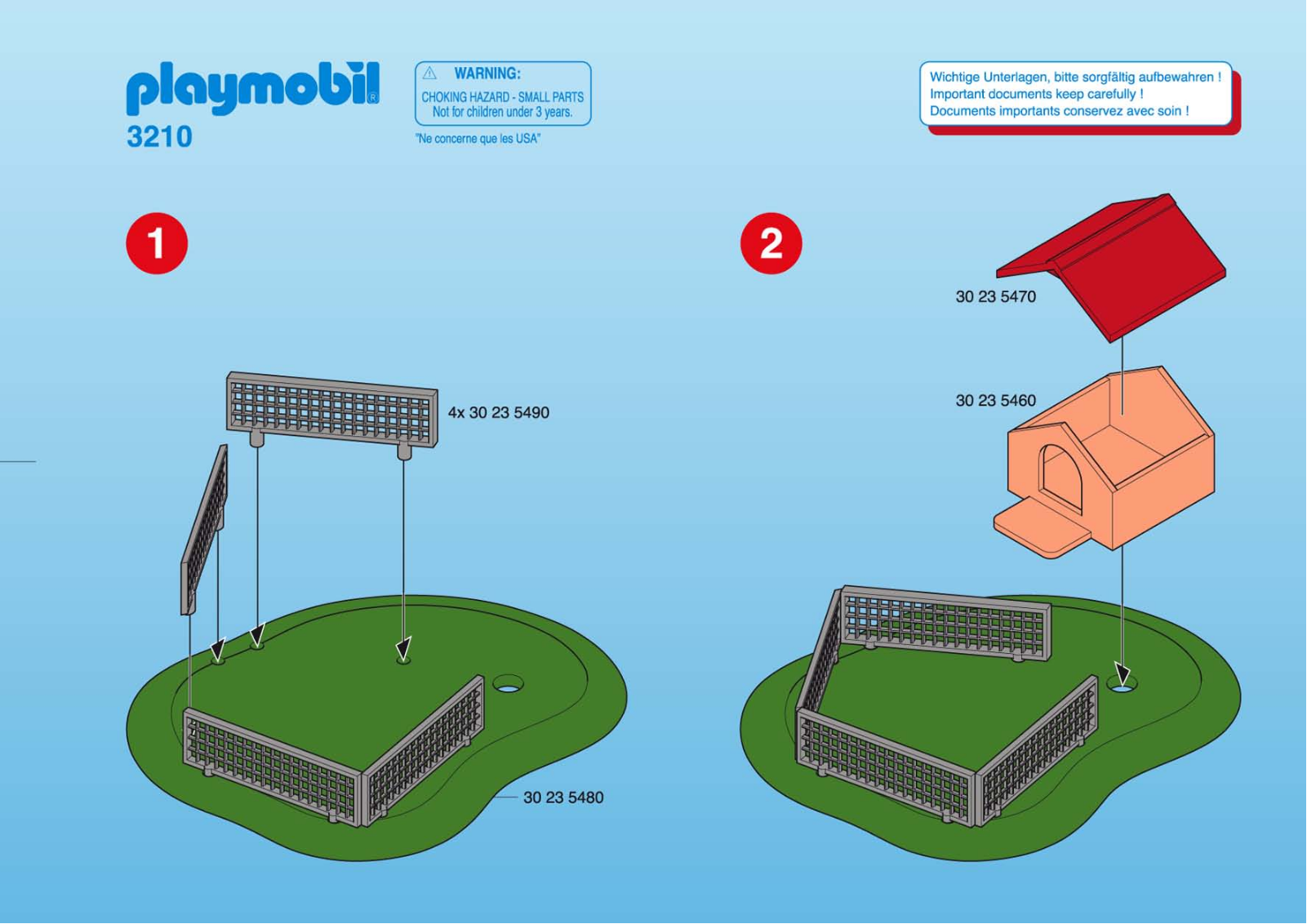 Playmobil 3210 Instructions