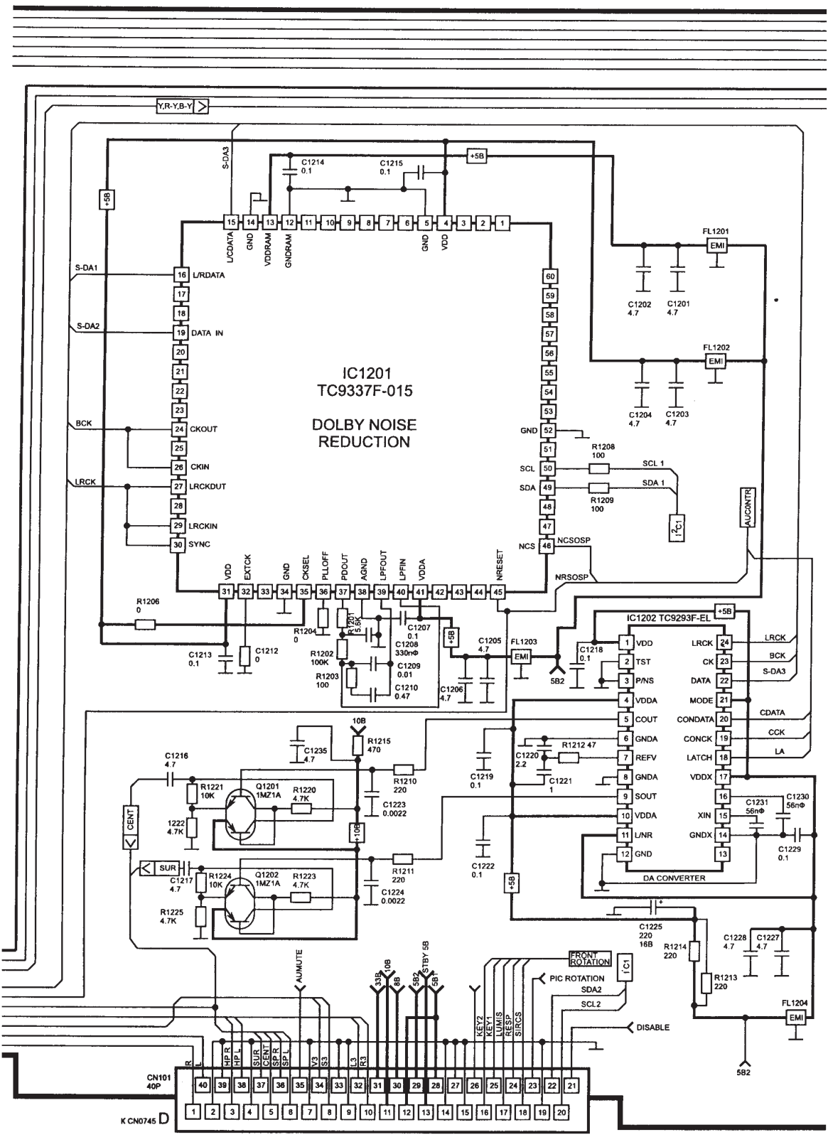 SONY KV28S4R Schematics List 6