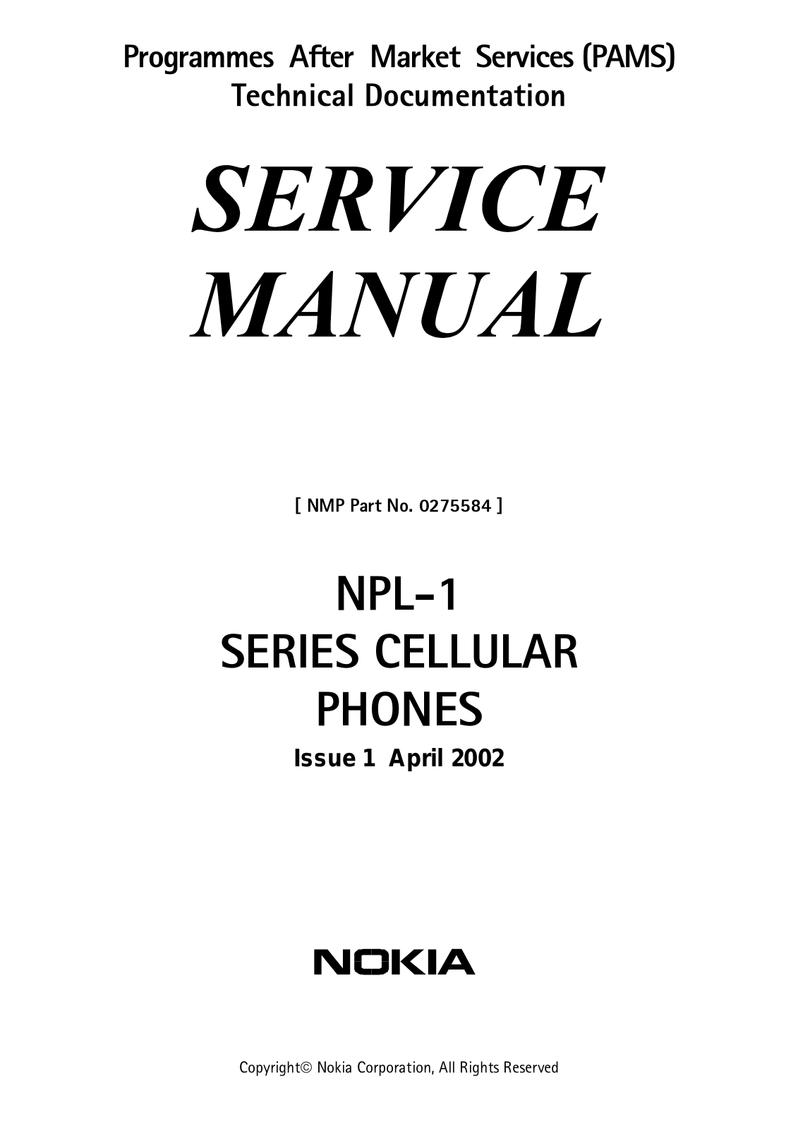 Nokia 6310i Technical Documentation 1