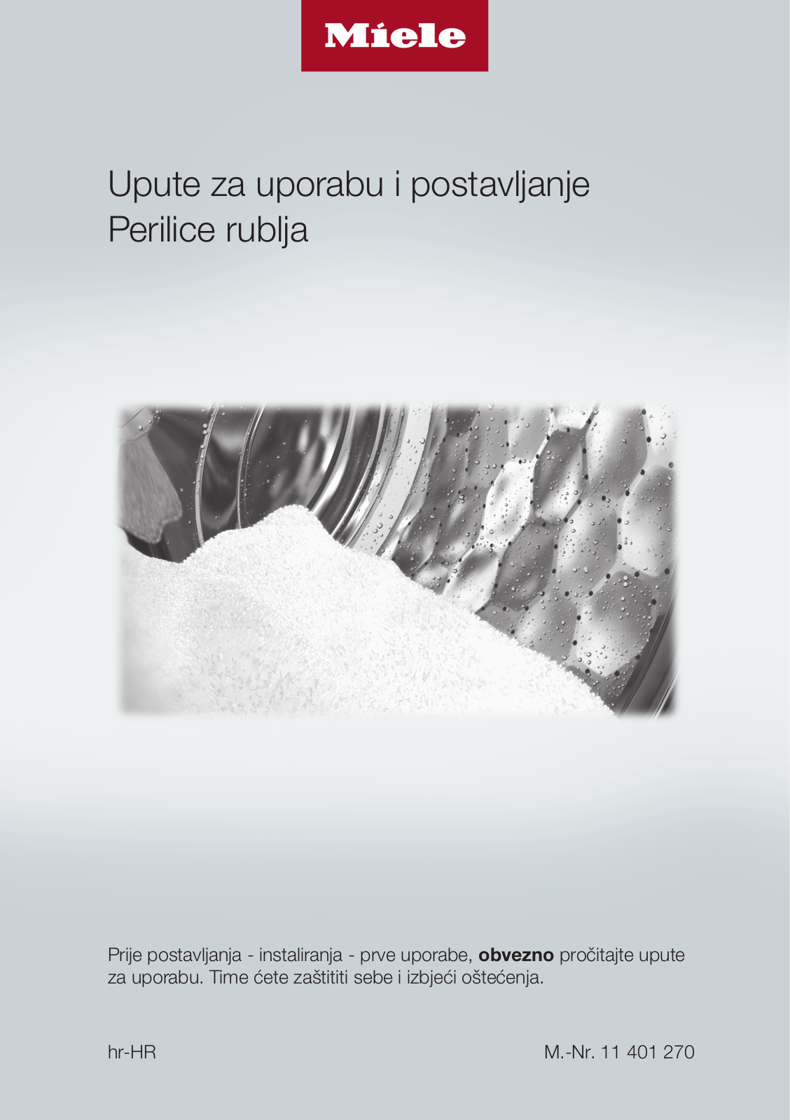 Miele PWM 300 SmartBiz User manual