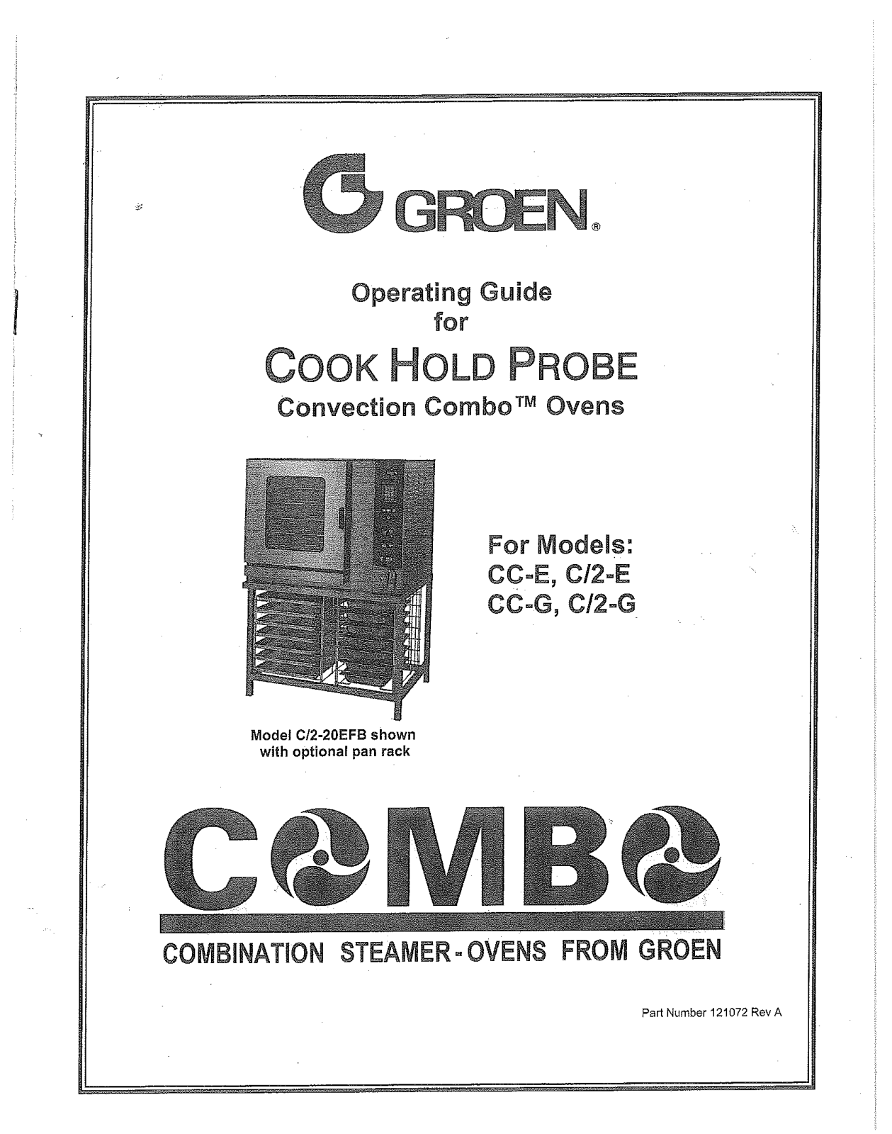 Groen CC-G Installation Manual